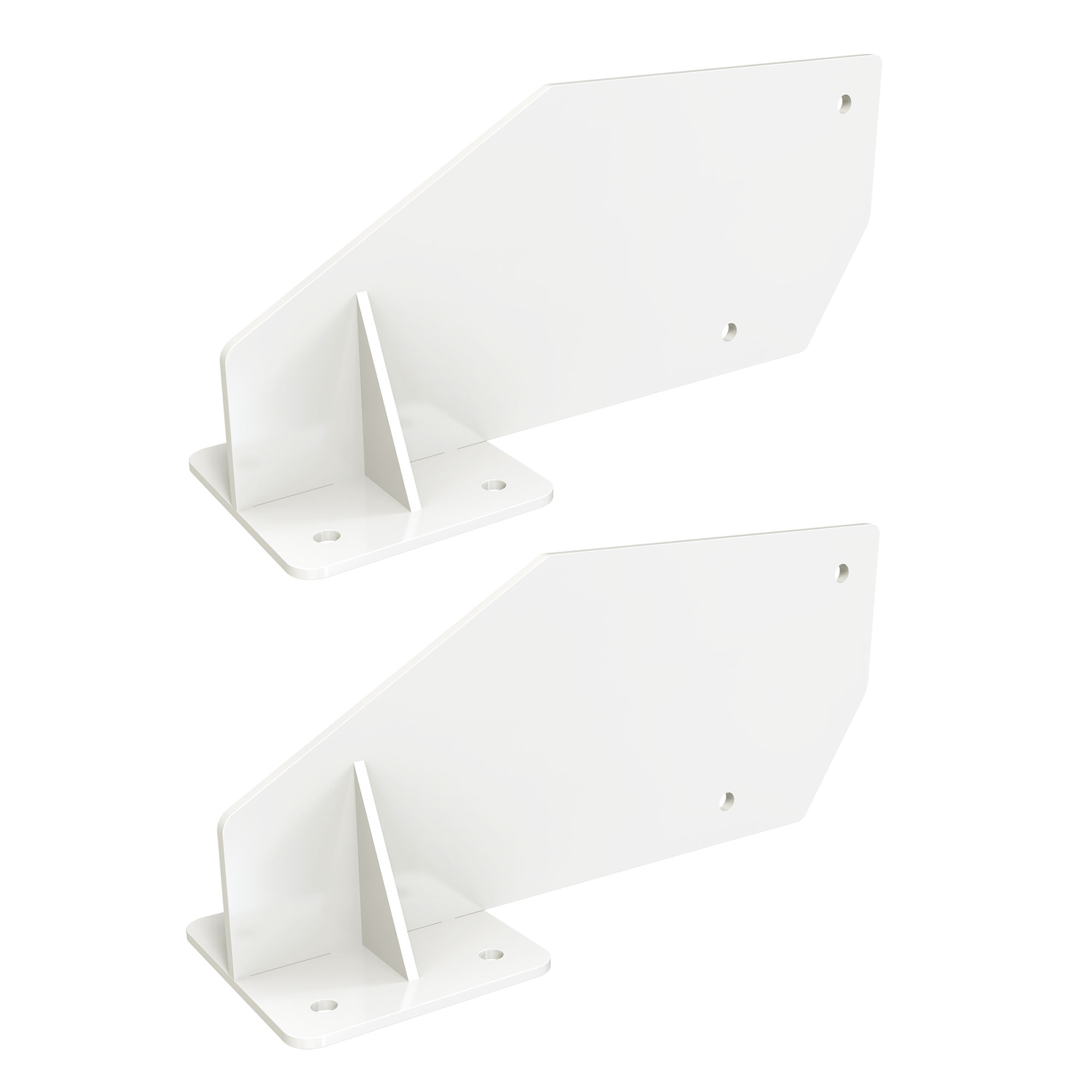 Halterung für Kassettenmarkise Curve 2000 mit Befestigungslöchern und stabiler Bauweise