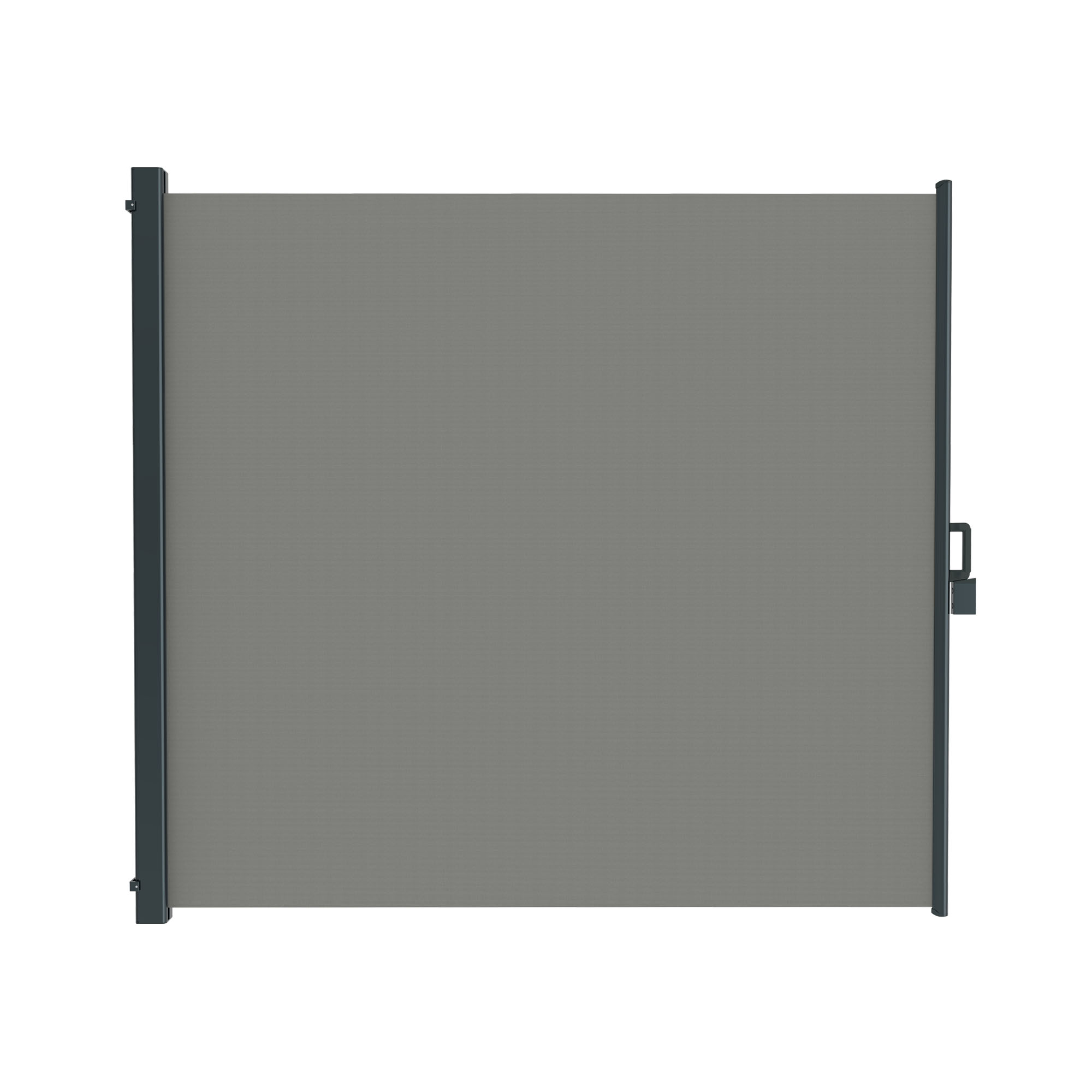 slider_image_46abd435ac944ac8808c4aebc274a9ad Seitenzugmarkise mit Halterung und Griff, geeignet als Sicht- und Sonnenschutz für Außenbereiche