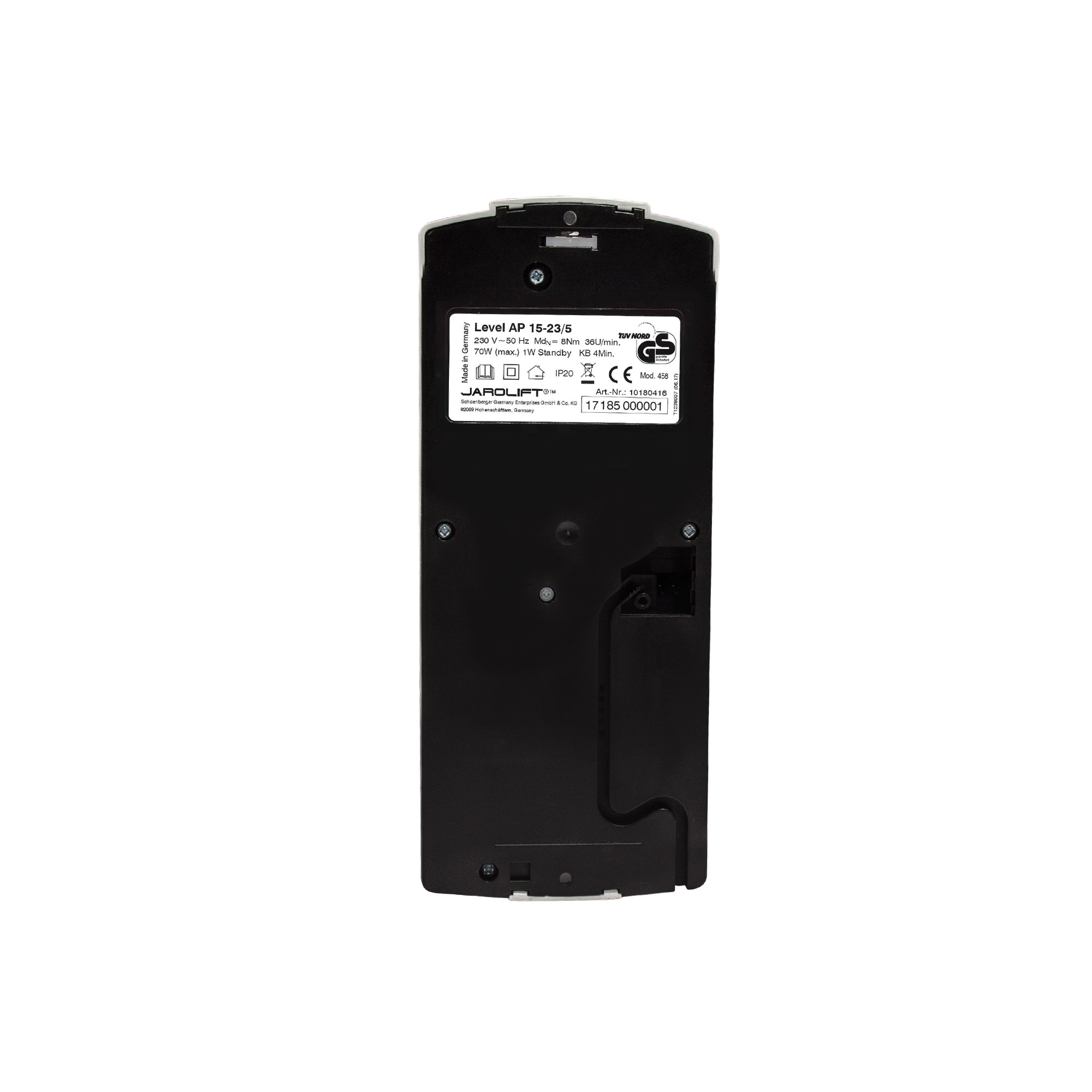 Elektrischer Gurtwickler für 15 und 23 mm Gurtbreite, Modell JAROMAT Level AP 15-23/5