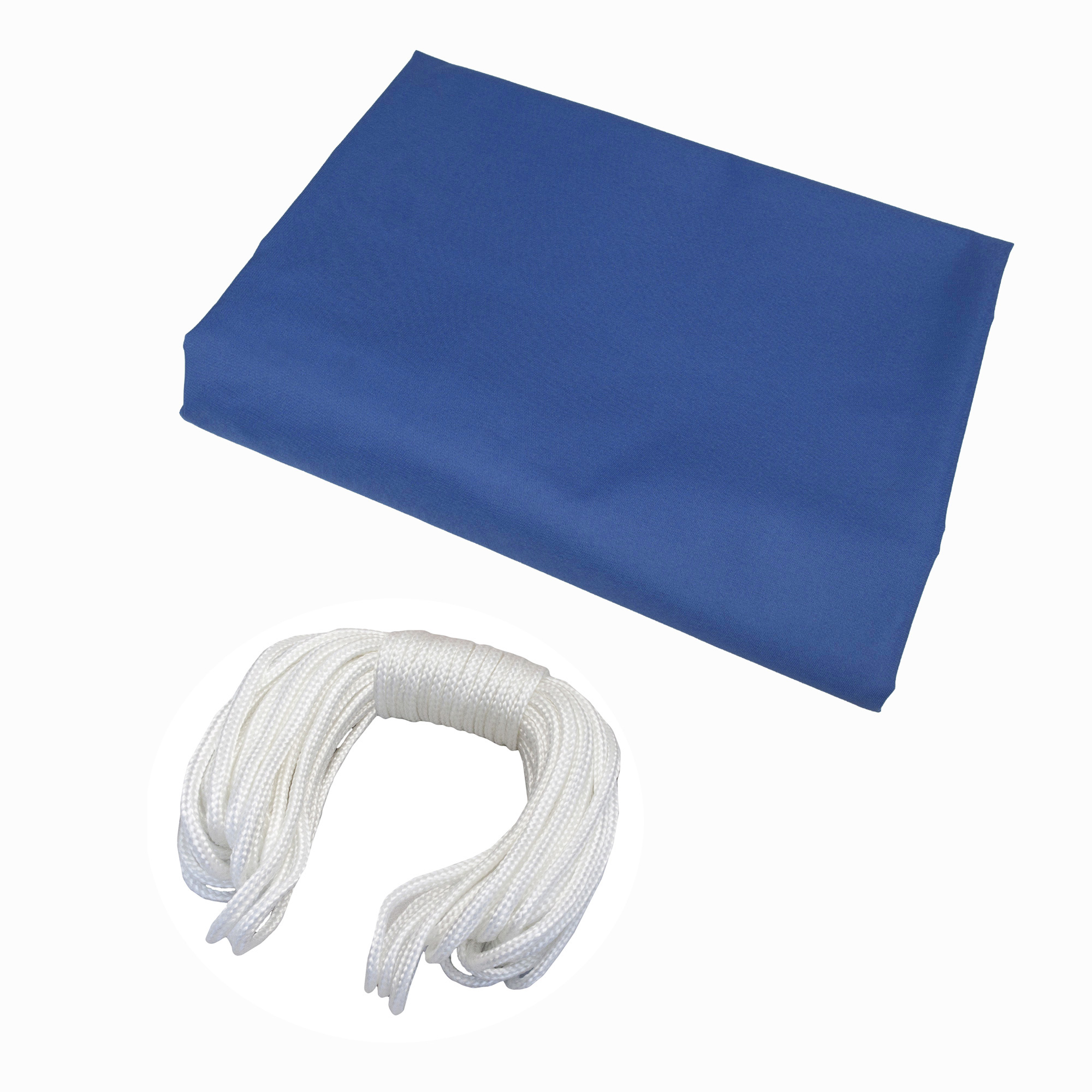 Balkonbespannung aus Polyester mit Seil zur Befestigung