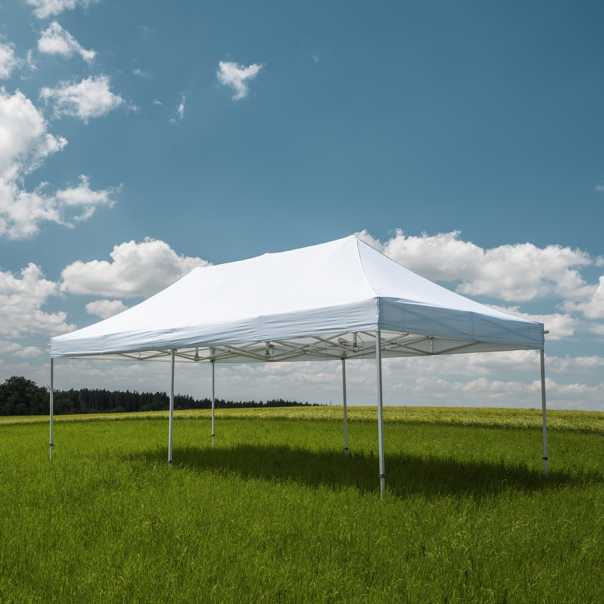 slider_image_b1c7fd7aae074b6cb6cd0f5cd393203b Faltpavillon PRO auf Wiese, freistehend, mit stabilem Gestell und schützendem Dach