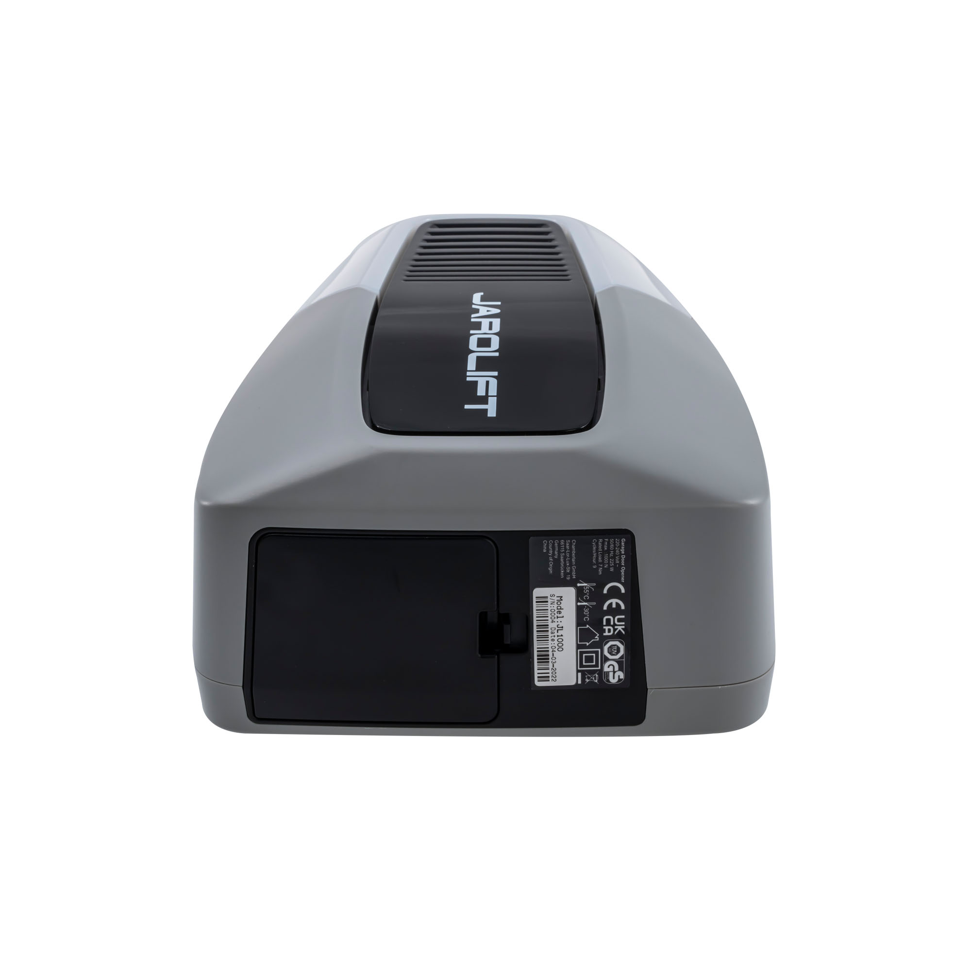 slider_image_0193074c2304744d87cf5c59eebcbcdd Garagentorantrieb mit Gehäuse und sichtbaren technischen Details