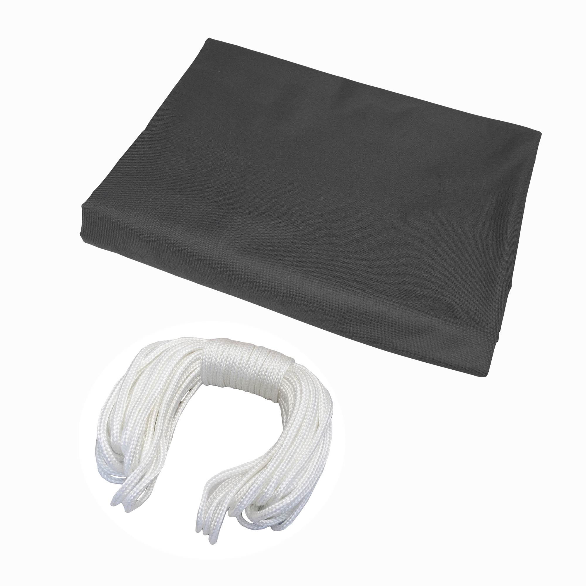 Balkonbespannung aus Polyester mit Seil zur Befestigung