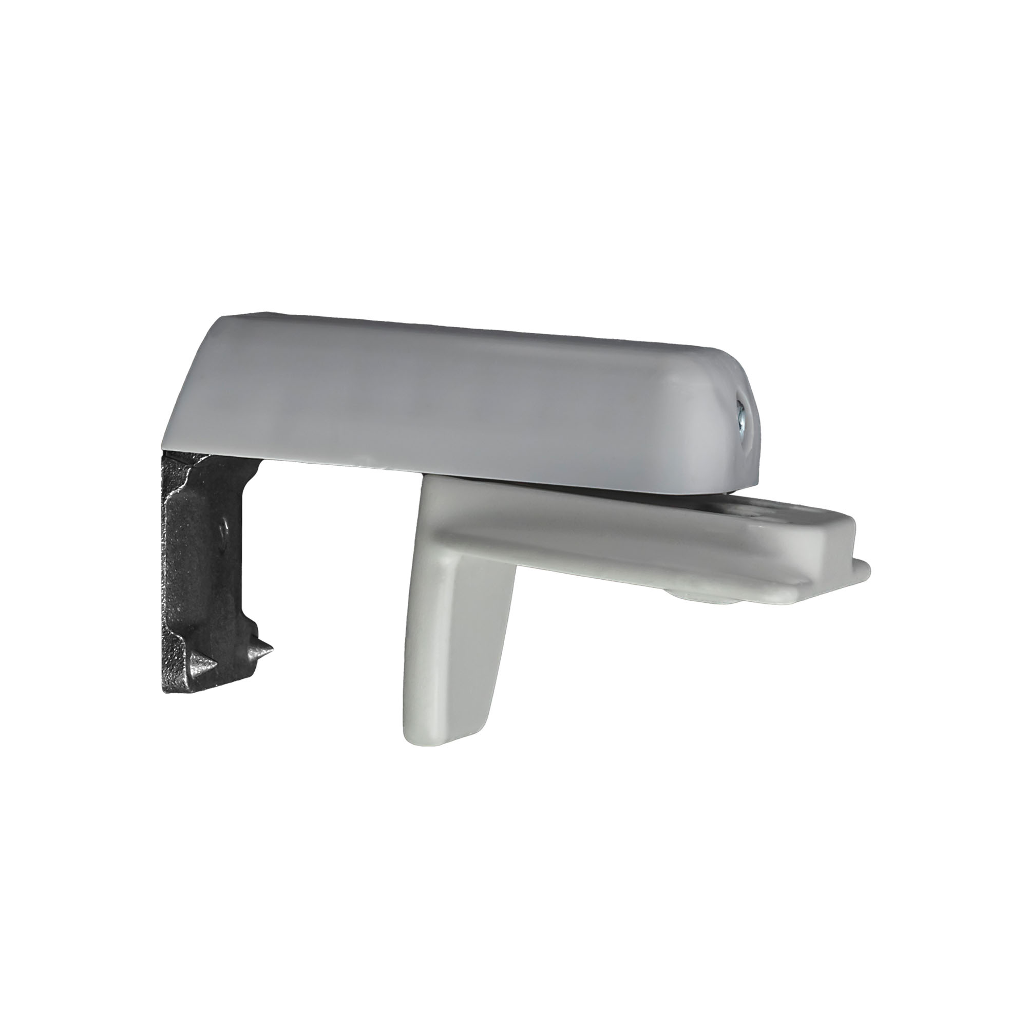 slider_image_019246e6dd3c72a3aa3fd1fec355b2b8 Klemmhalter mit Schraube für Spannschuh, seitliche Ansicht, funktionales Design