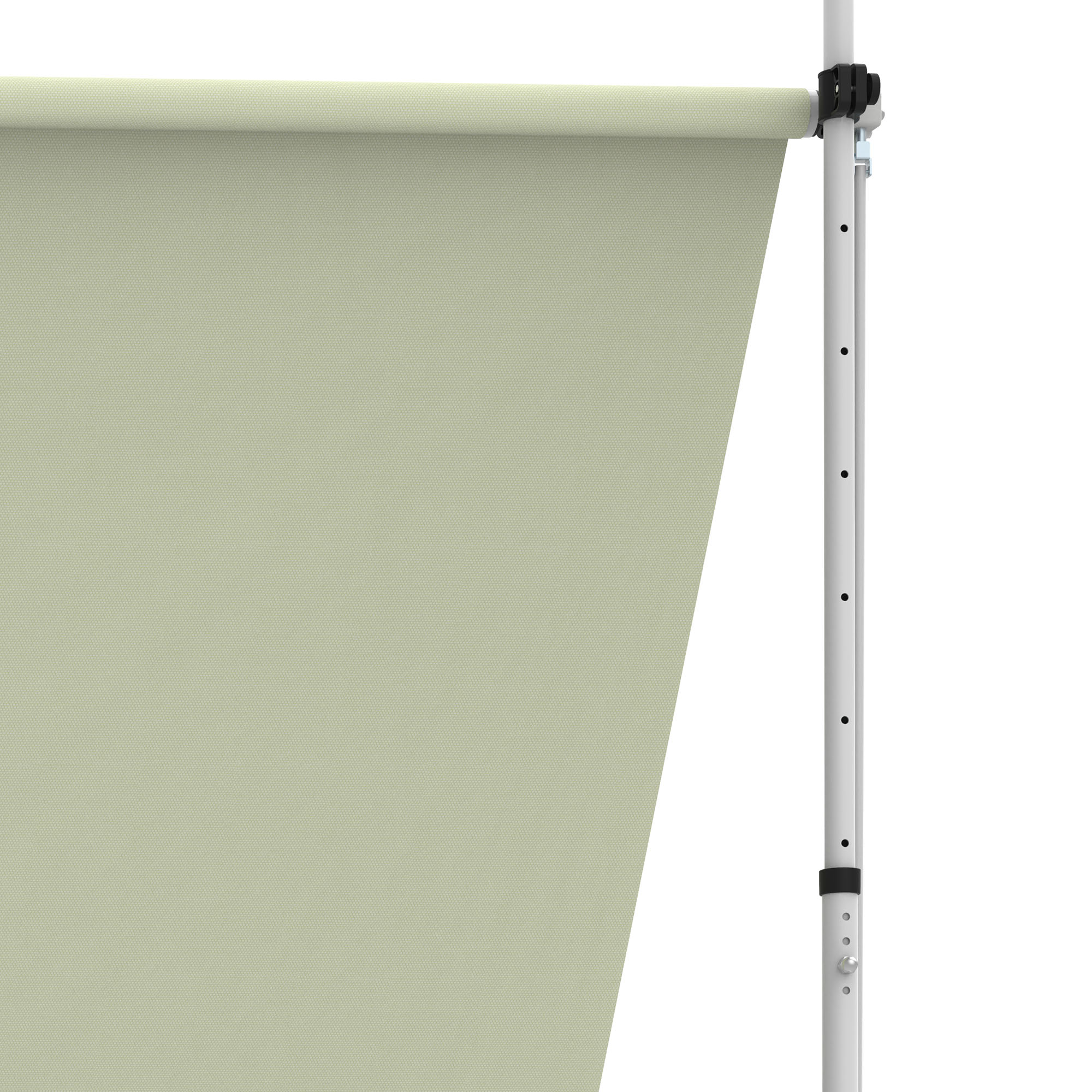 slider_image_01928abc27017aac909ec2d2faf00d54 Klemm- und Balkonmarkise mit Streifenmuster und stabiler Halterung