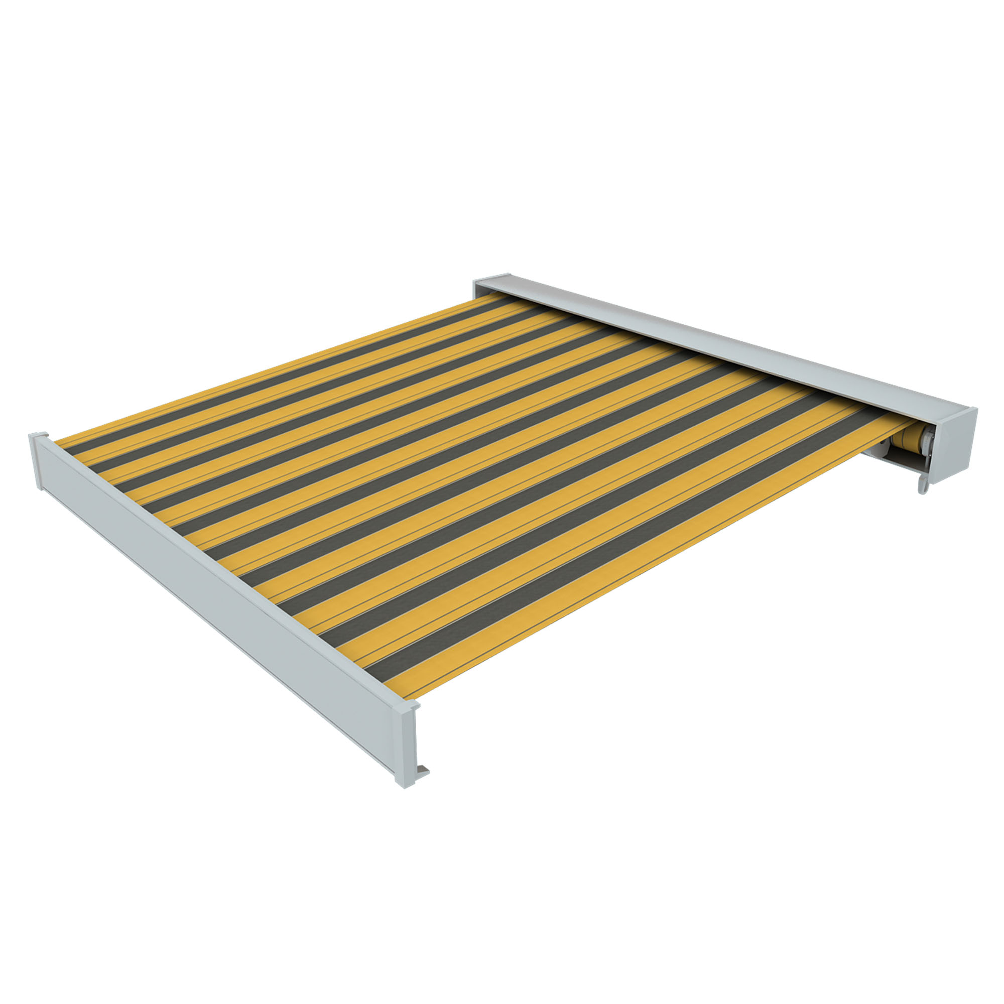 slider_image_01958031d7be7cff9c16df23d26b4737 Markise mit rechteckigem Tuch und stabiler Halterung für Sonnenschutz