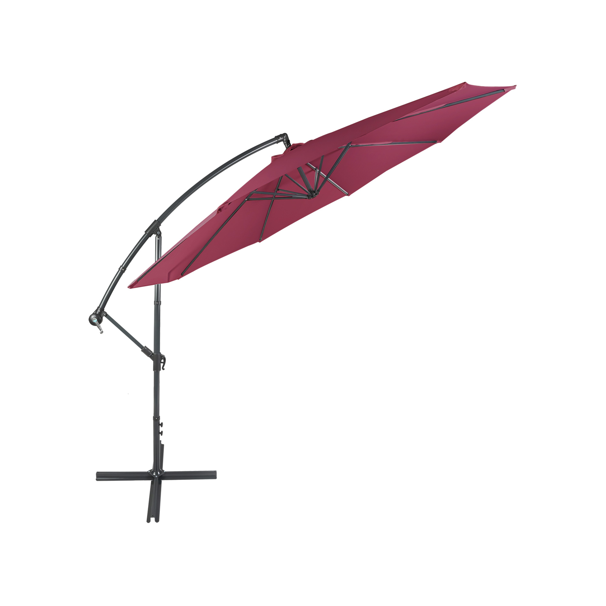 slider_image_01922e963c027e4681d26d112fd175ee Freistehender Ampelschirm mit gebogenem Gestell und verstellbarem Schirmdach