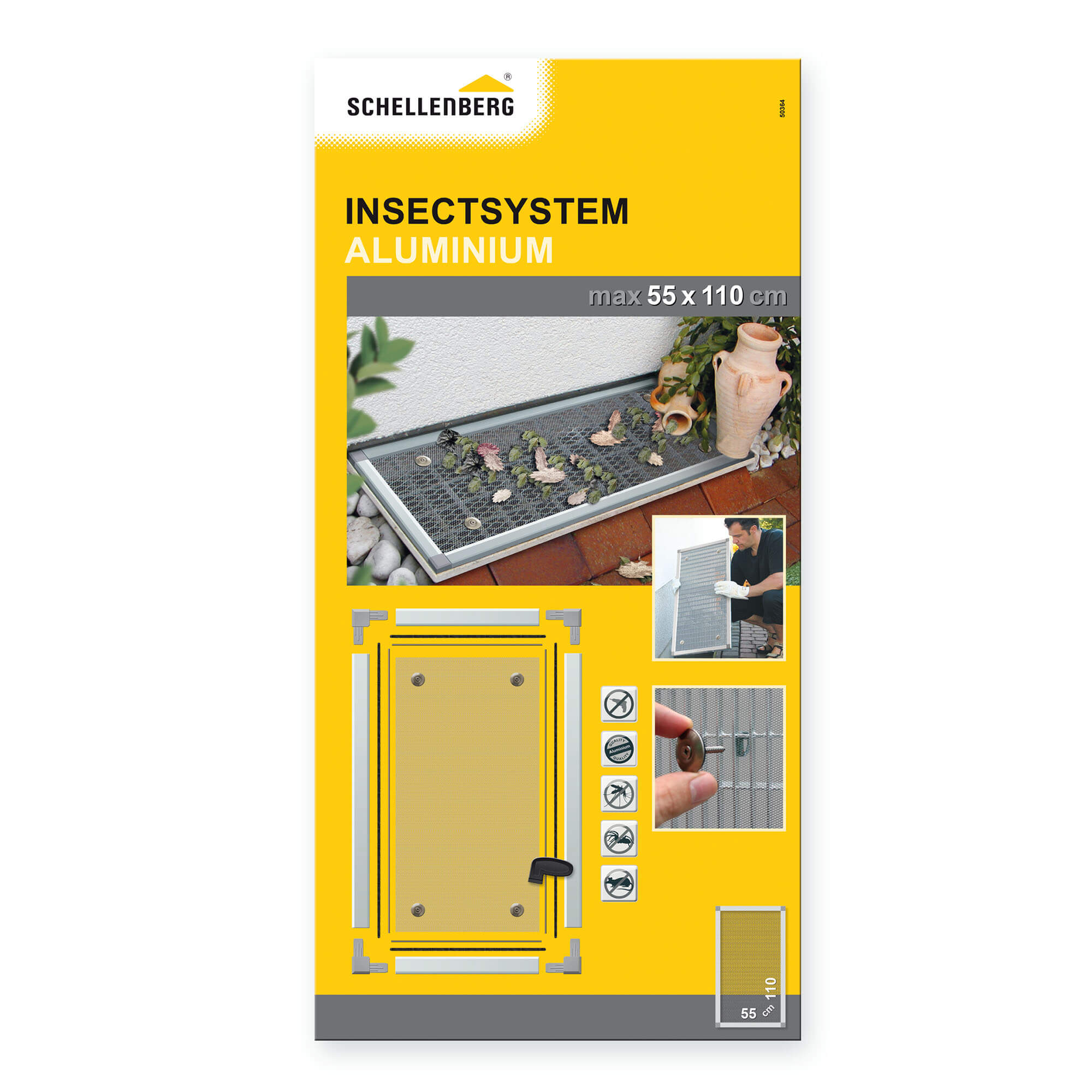 Lichtschachtabdeckung mit Aluminiumrahmen zur Abdeckung und Schutz von Lichtschächten