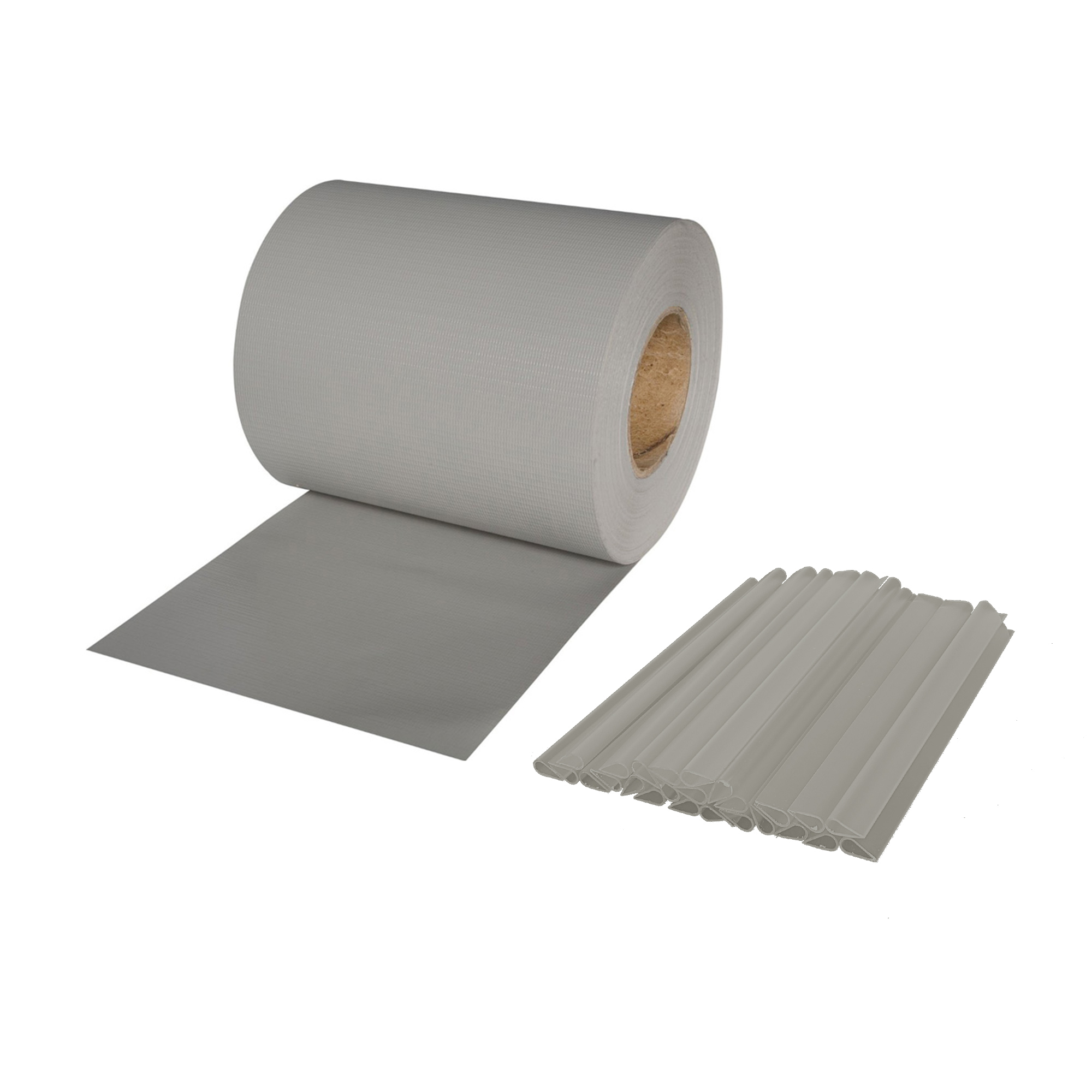 slider_image_35ed318d7f5649cc894049f937b1343a Rolle PVC Sichtschutzstreifen mit Sandsteinoptik und Befestigungselemente