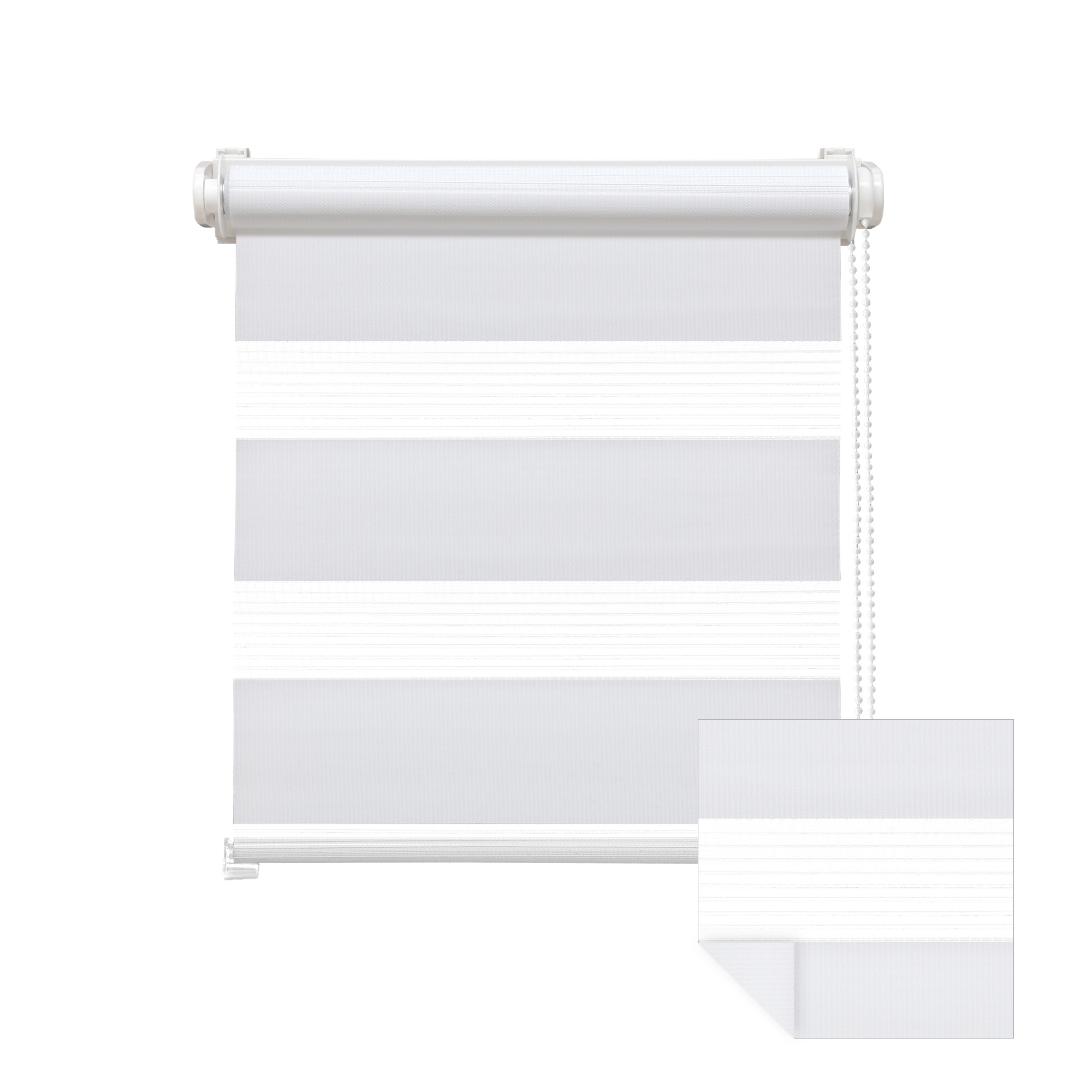 slider_image_8bc65e494ef5466bb76d5c416f05092f Doppelrollo mit Kettenzugmechanismus, ermöglicht flexible Lichtregulierung und Sichtschutz