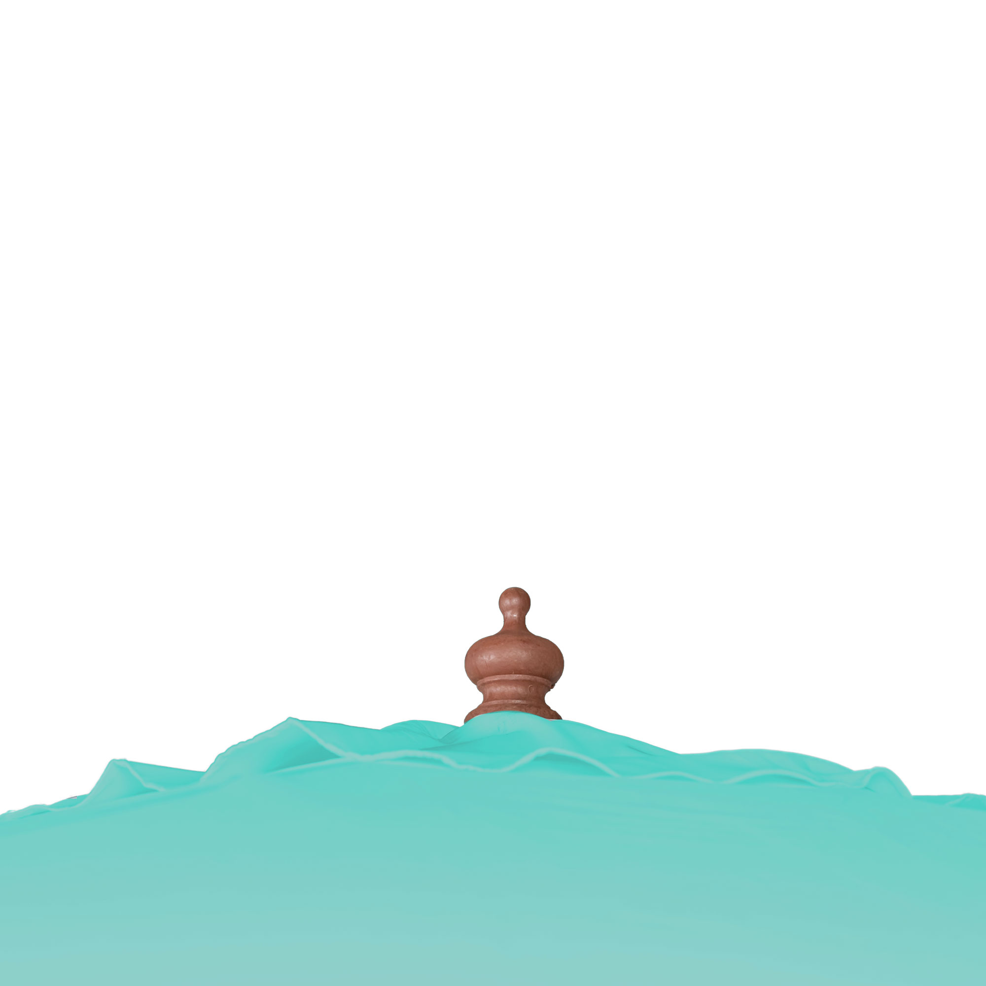 slider_image_a498eda02aa14e23bb3c437e096f6ca0 Knickbarer Holz-Sonnenschirm mit dekorativer Spitze, teilweise geöffnet