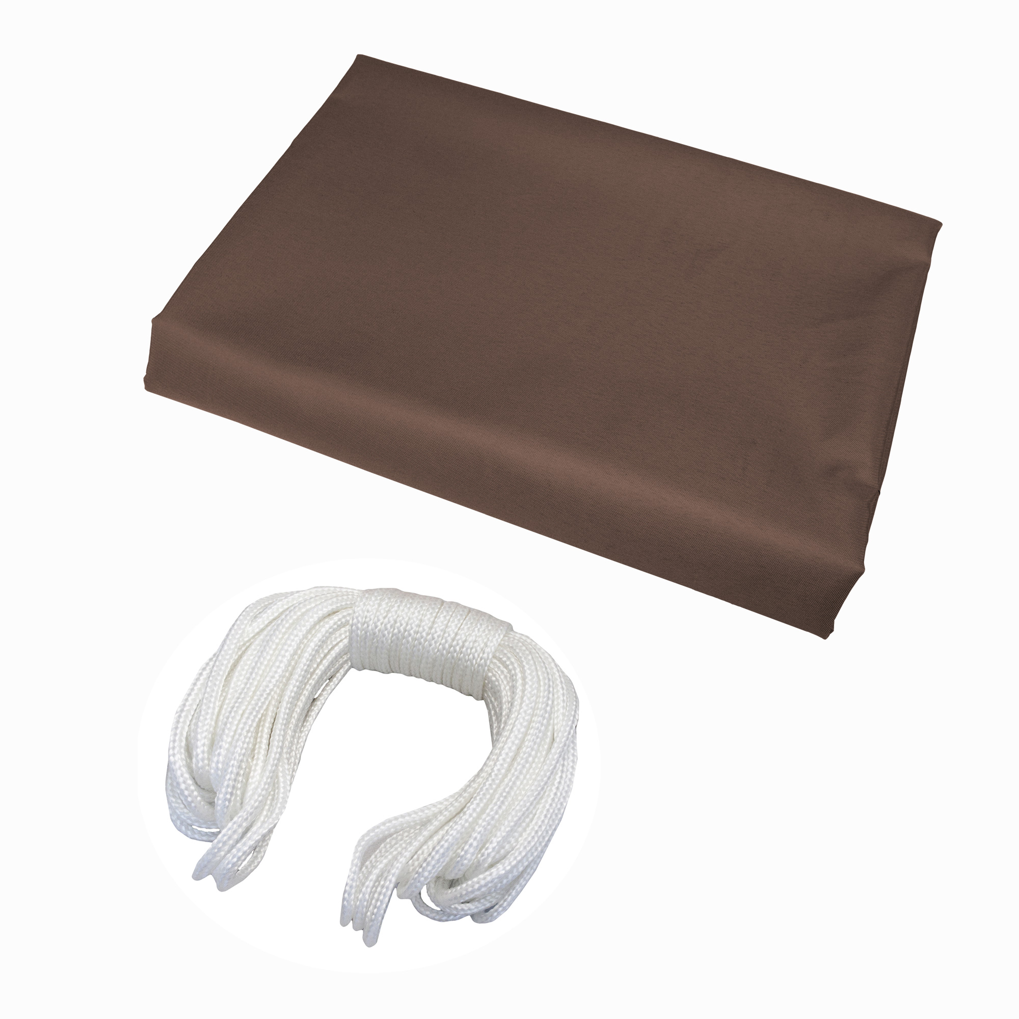 Balkonbespannung aus Polyester mit Seil zur Befestigung