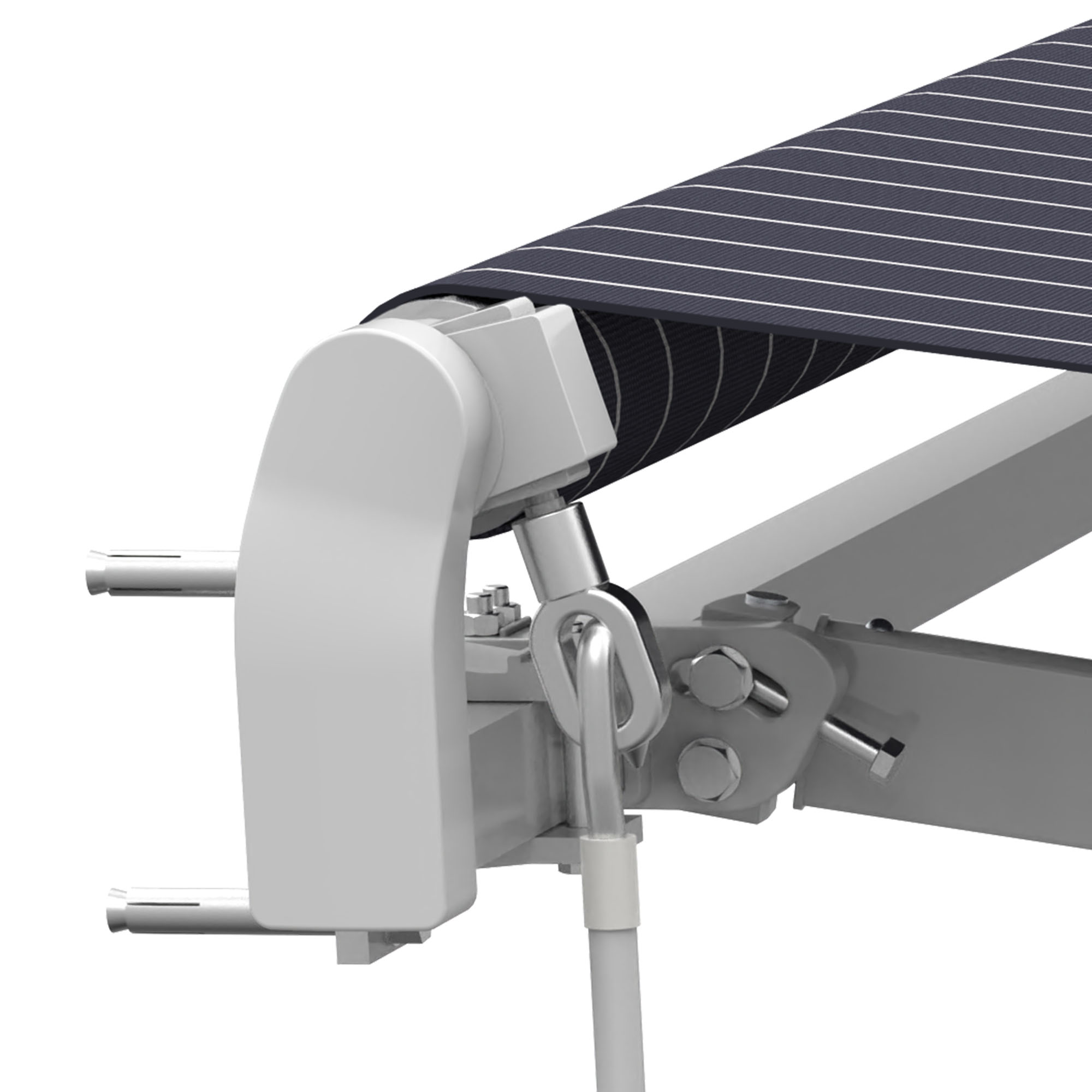 slider_image_01928facfd137c2d8621d5fd5d705091 Gelenkarmmarkise Basic 2000 mit mechanischem Aufbau und Befestigungselementen