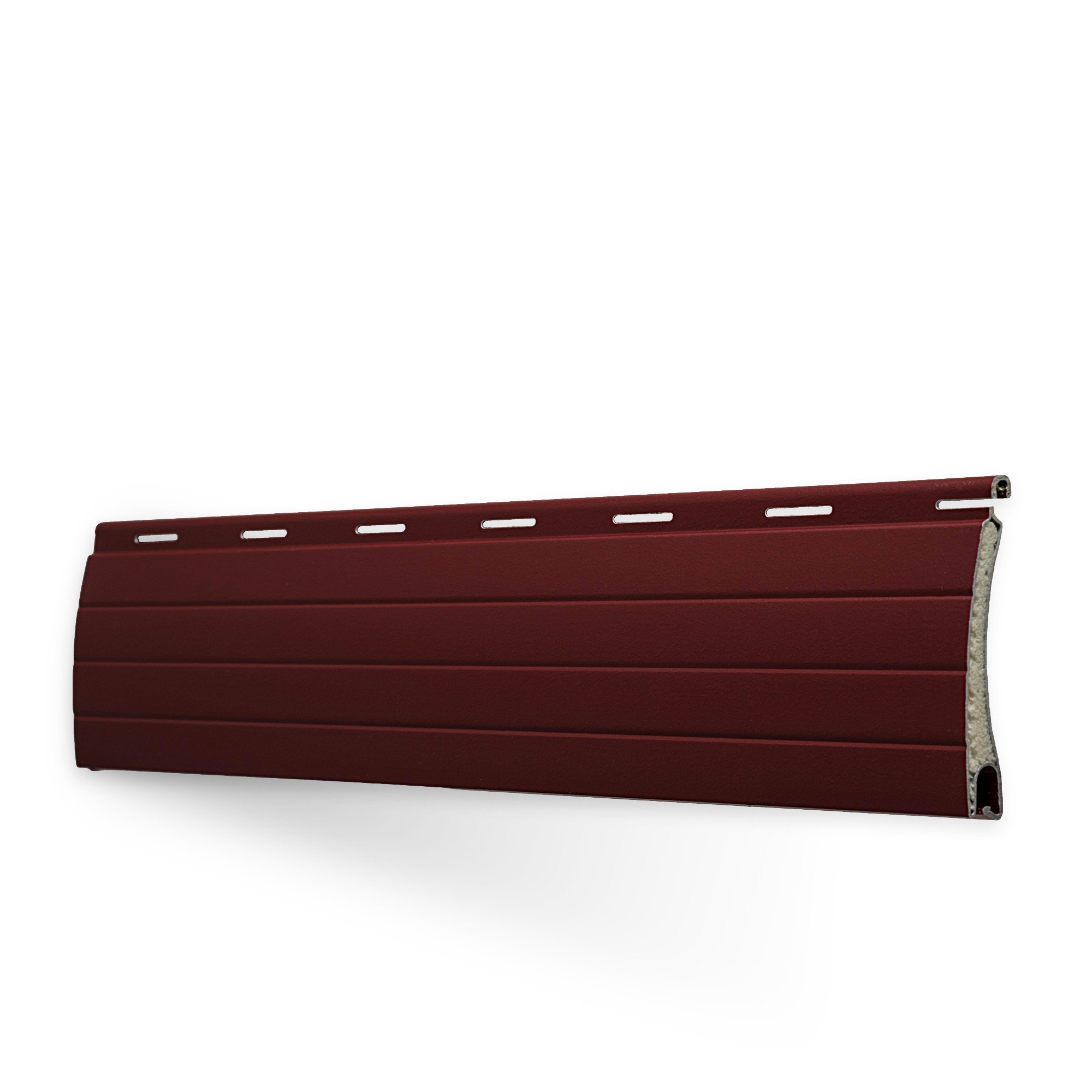 Lamellen-Muster für Rollladenpanzer nach Maß | Aluminium / PA37 / 19 bordeaux