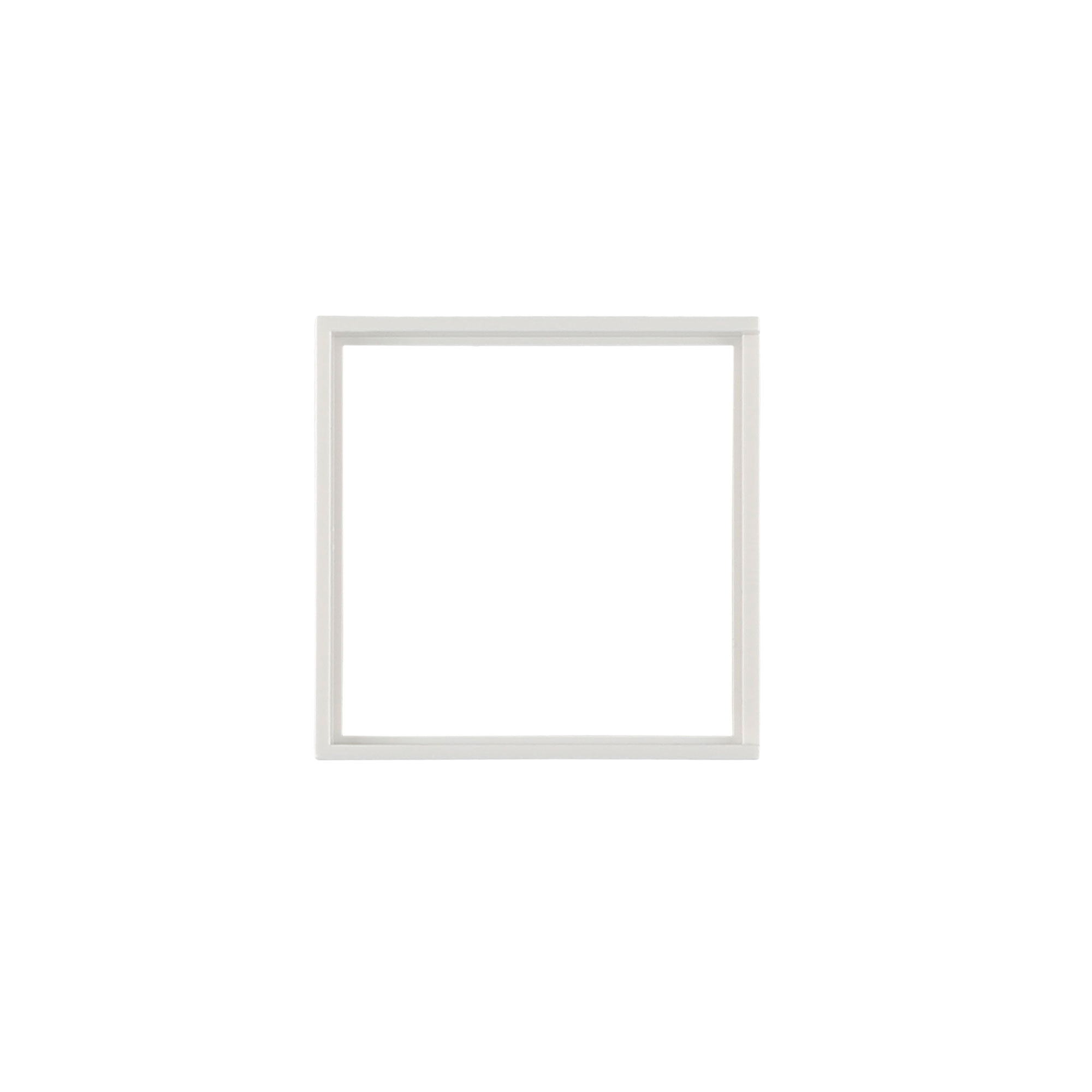 Quadratischer Zwischenrahmen für Standard 55, geeignet zur Montage und Verbindung von Elementen