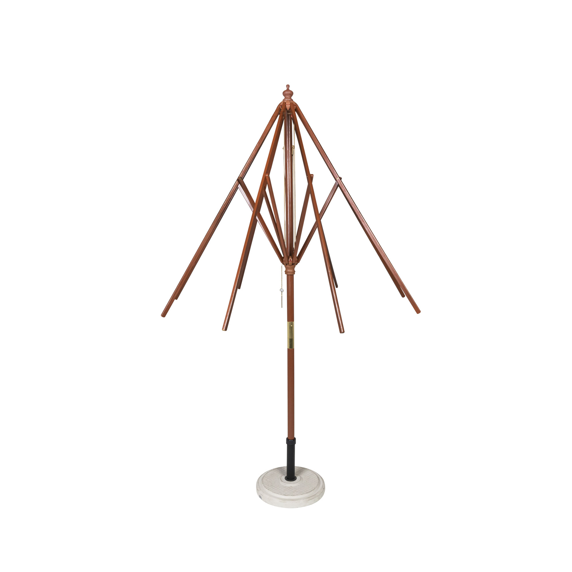 slider_image_018f0f5060df79a182fcc3ff544ce509 Rundes Sonnenschirmgestell, knickbar, für paramadera Holz-Sonnenschirm, 3 m Durchmesser