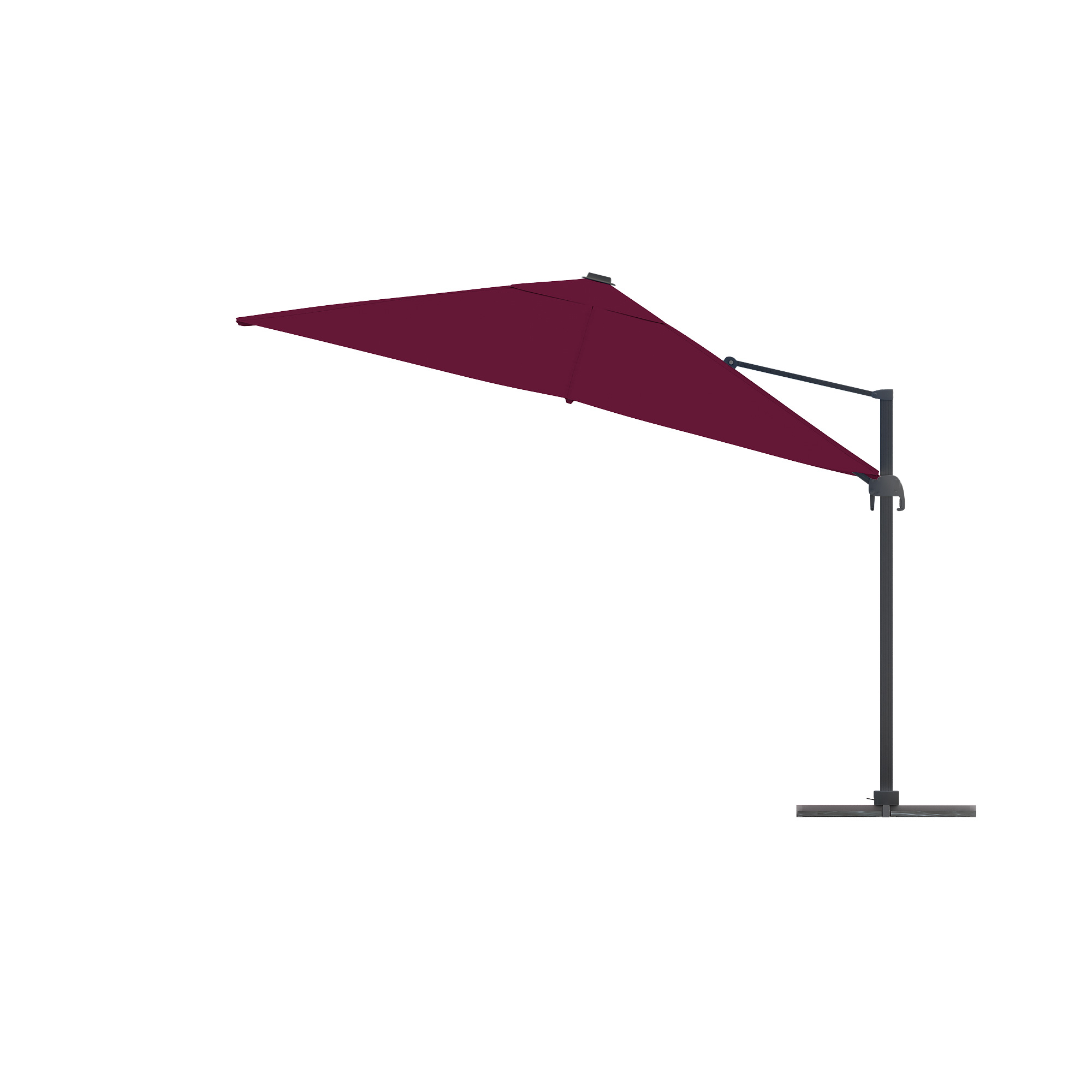 slider_image_f461f548f4fe407fafc98ba9d68318f0 Freistehender Ampelschirm mit seitlichem Ständer und schwenkbarem Schirmdach