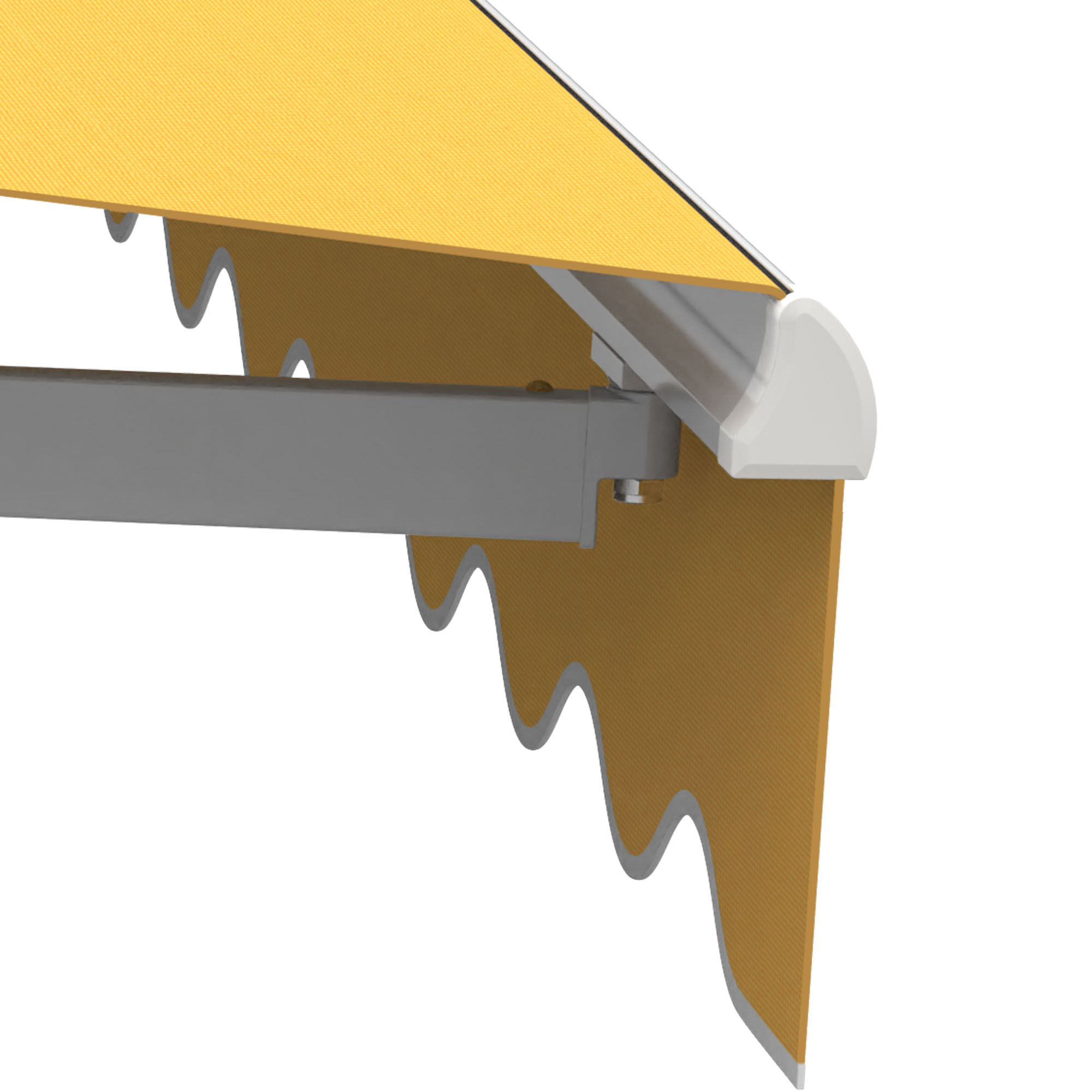 slider_image_01928fc593877a08b9b31dfaa57a7e31 Gelenkarmmarkise Basic 2000 mit gestreiftem Tuch und stabiler Halterung