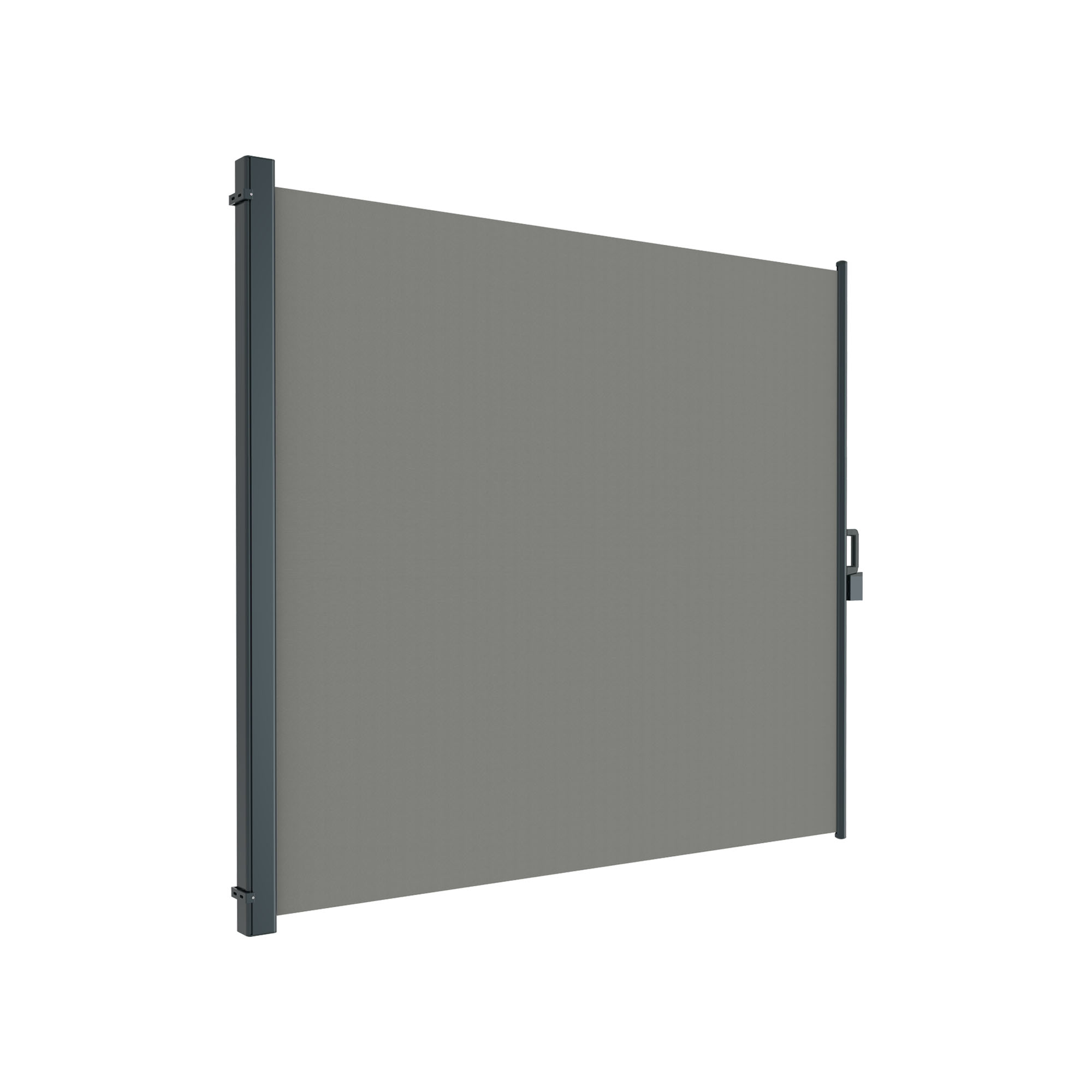 slider_image_abb76e86ef8441ea82116ac11aa001a6 Seitenzugmarkise mit Halterung und Griff, geeignet für Sicht- und Sonnenschutz