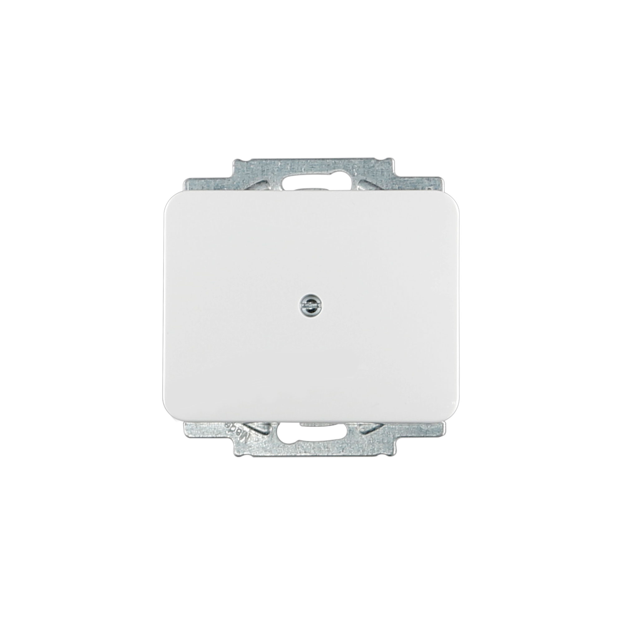 slider_image_812bf8649f2d462bbdd198c39a181d8f Blindabdeckung für Schalter oder Steckdose, rechteckig, mit zentraler Befestigungsschraube