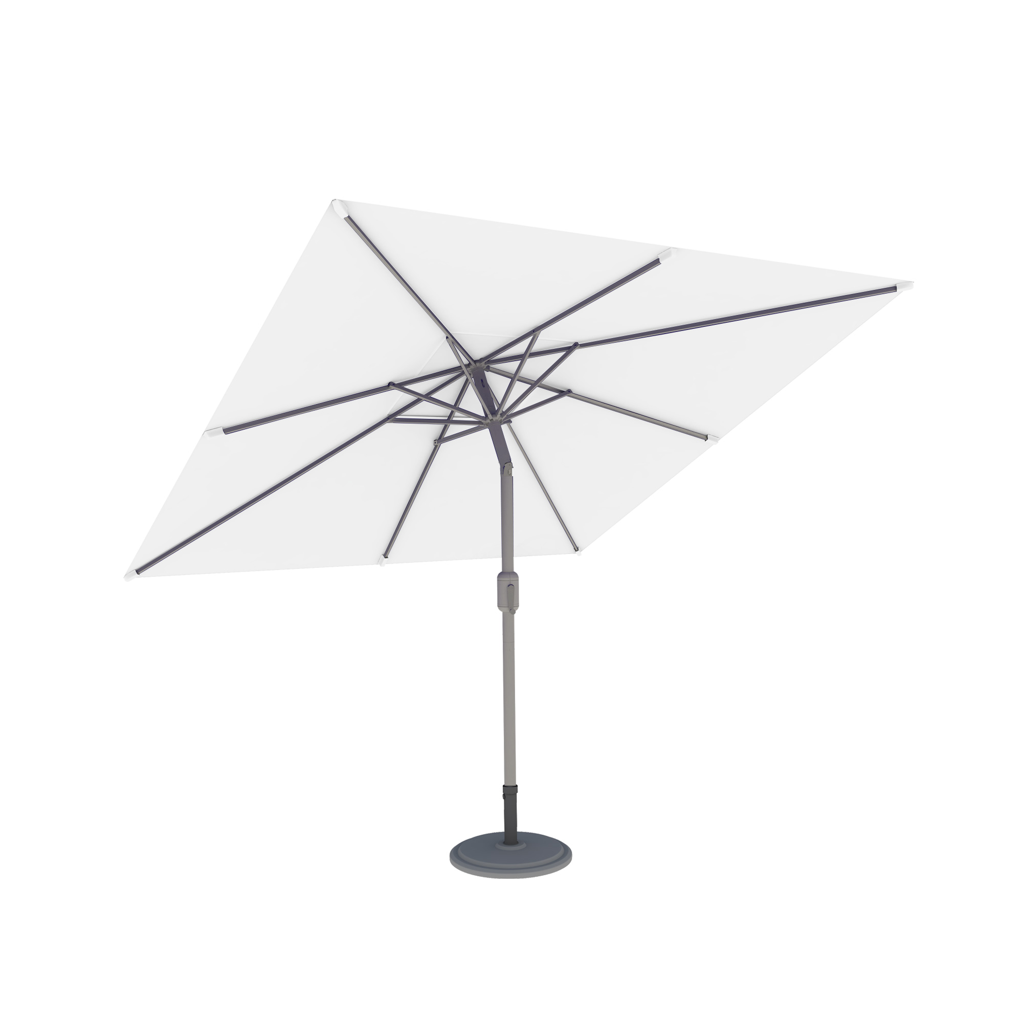 slider_image_7445b8f43592430fb7dcdd0503dc8e82 Quadratischer Sonnenschirm mit stabilem Standfuß und verstellbarem Mast