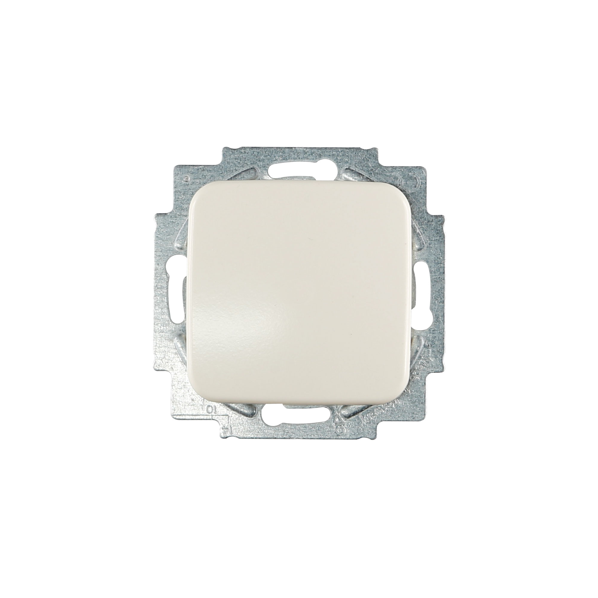 Schalter mit Schließfunktion, quadratische Form, montiert auf Metallrahmen