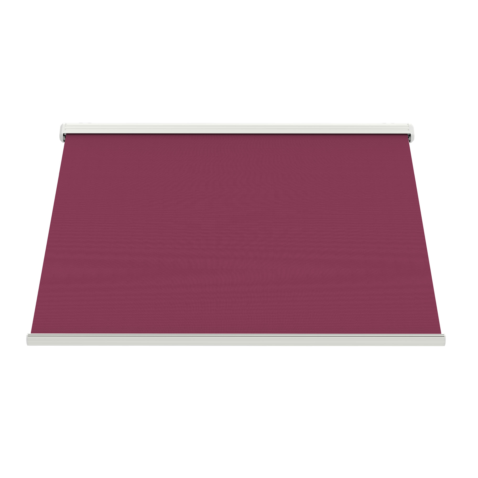 slider_image_0192905aa75e7f0da7a891cd540002b8 Markise mit Streifenmuster, ausgerollt, zur Beschattung von Außenbereichen