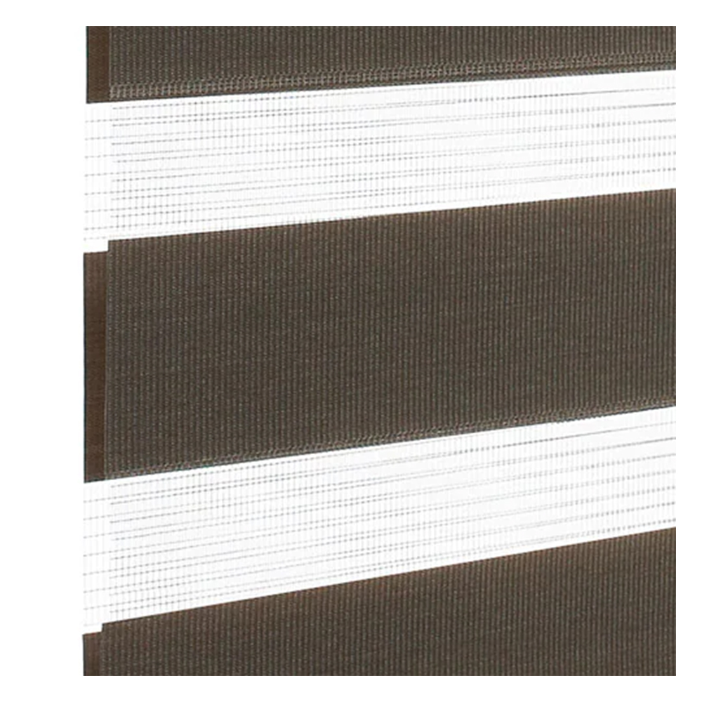 Stoffmuster für Doppelrollo nach Maß | BH06 schokoladenbraun / lichtdurchlässig / Londo Stoffmuster für Doppelrollo nach Maß | BH06 schokoladenbraun / lichtdurchlässig / Londo