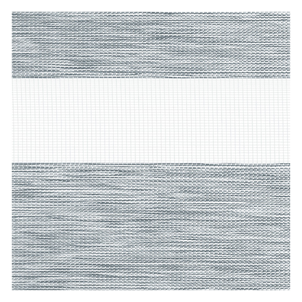 Stoffmuster für Doppelrollo nach Maß | A455 grau-schwarz / lichtdurchlässig / Pinta