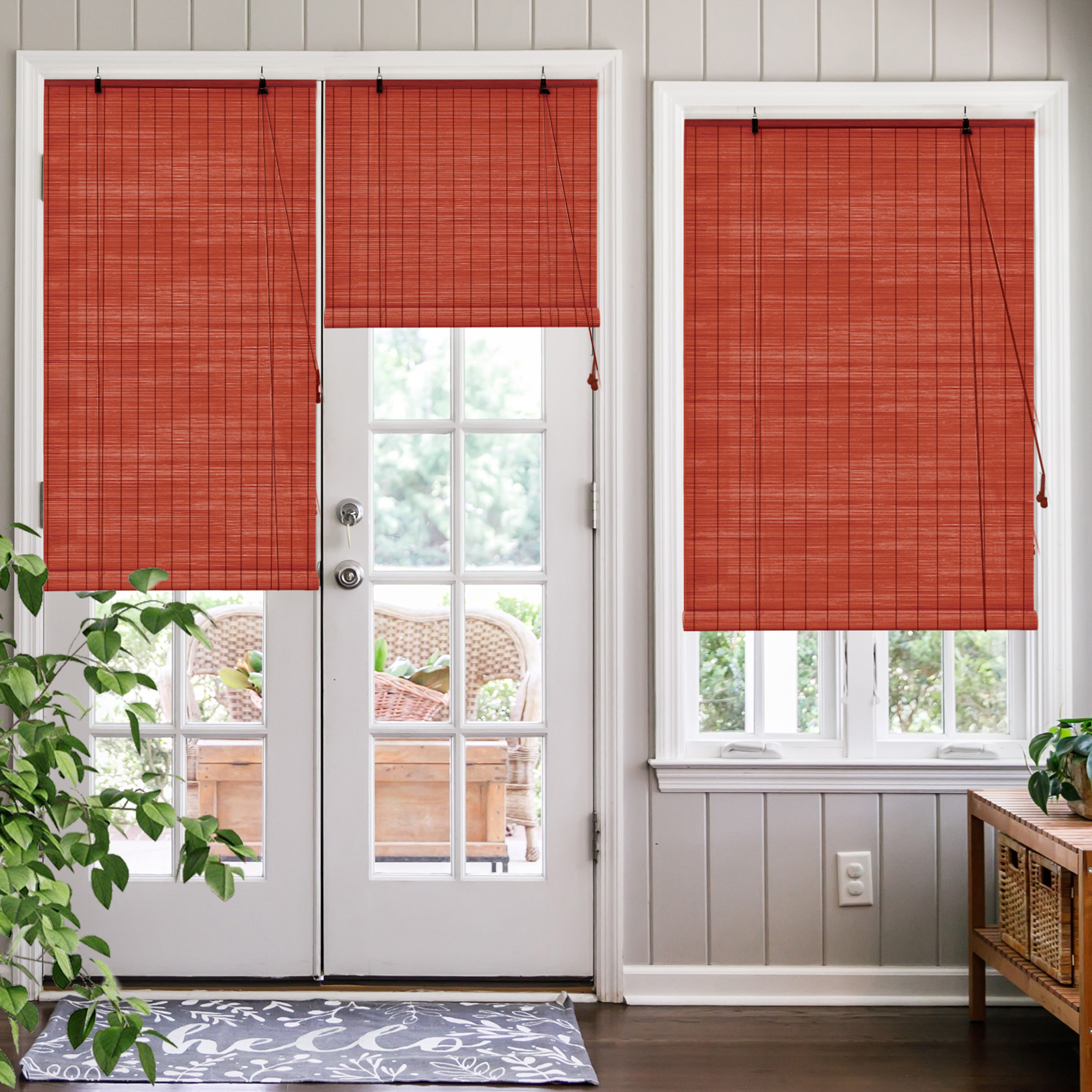 Bambusrollos - Fenster Sichtschutz Rollos aus Bambus