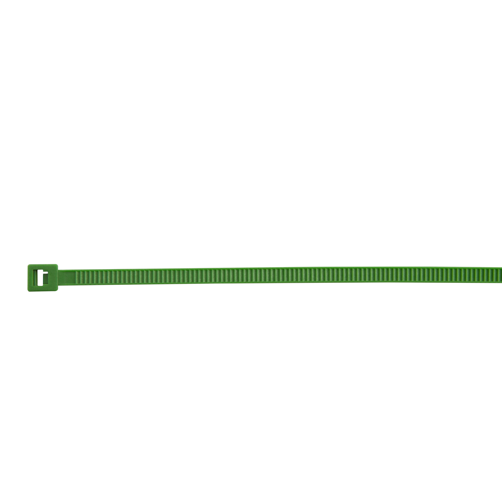 Kabelbinder mit geriffeltem Band und Verschlussmechanismus zum Bündeln von Objekten