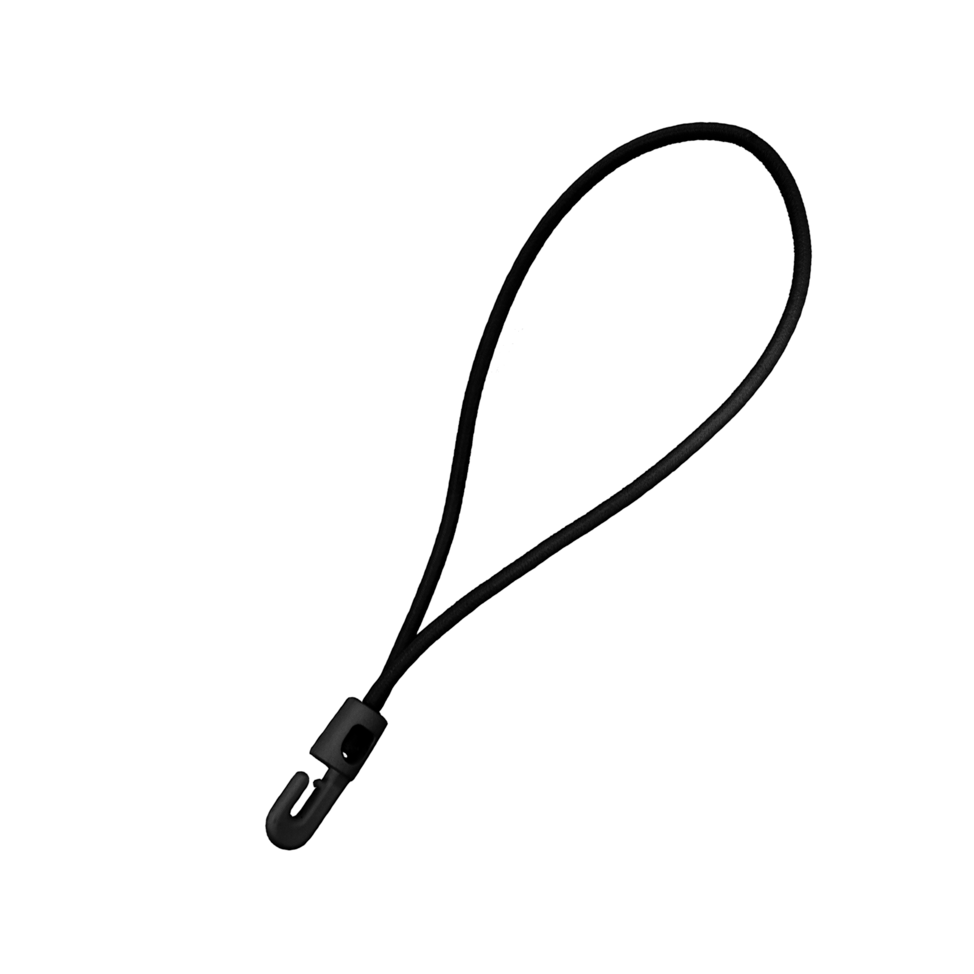 Expanderschlinge mit Kunststoffhaken zur Befestigung und Sicherung von Gegenständen