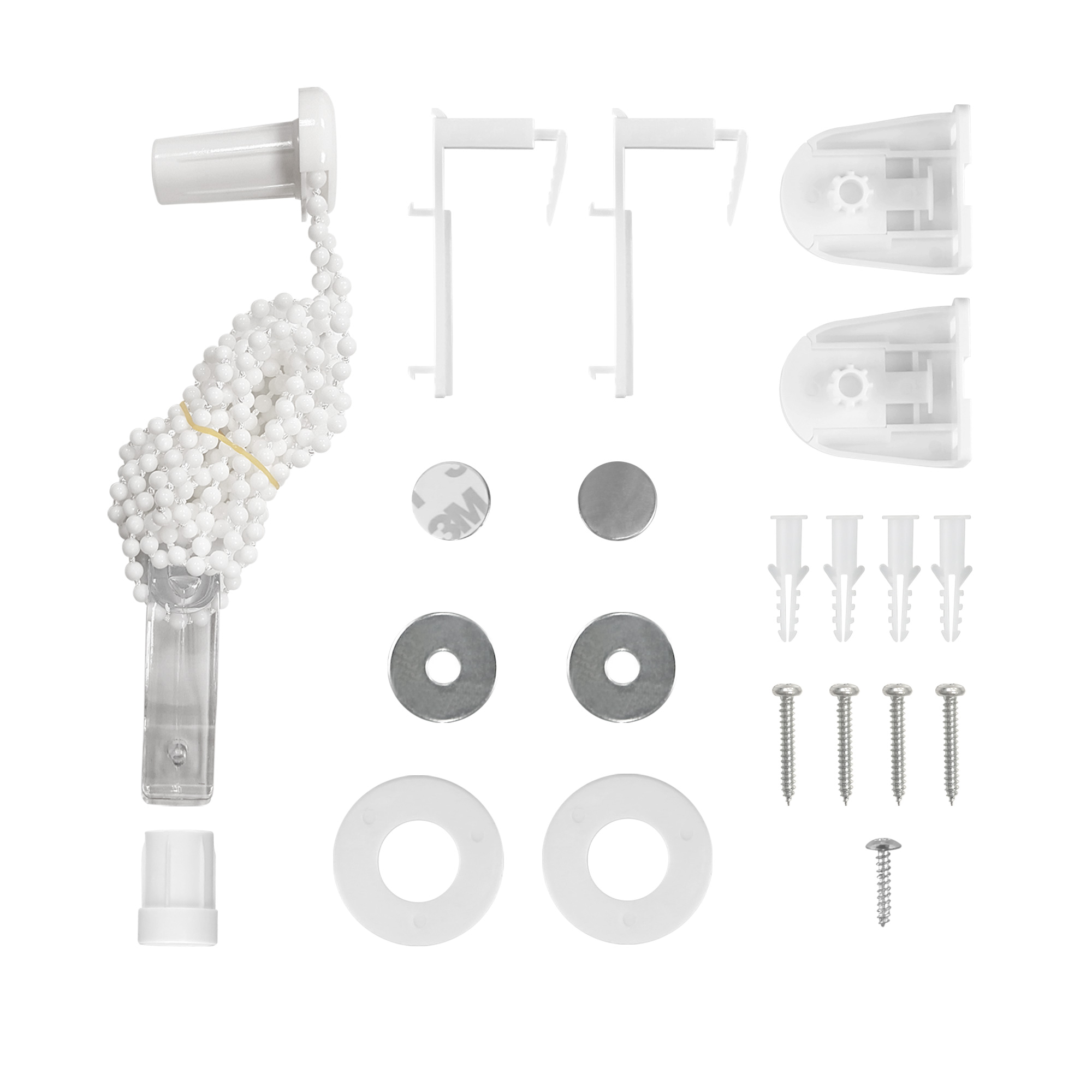 slider_image_01922d0392947642acf867ee6f55ec19 Zubehörteile für Tenebra Verdunkelungsrollo, inklusive Halterungen, Schrauben und Kettenzug