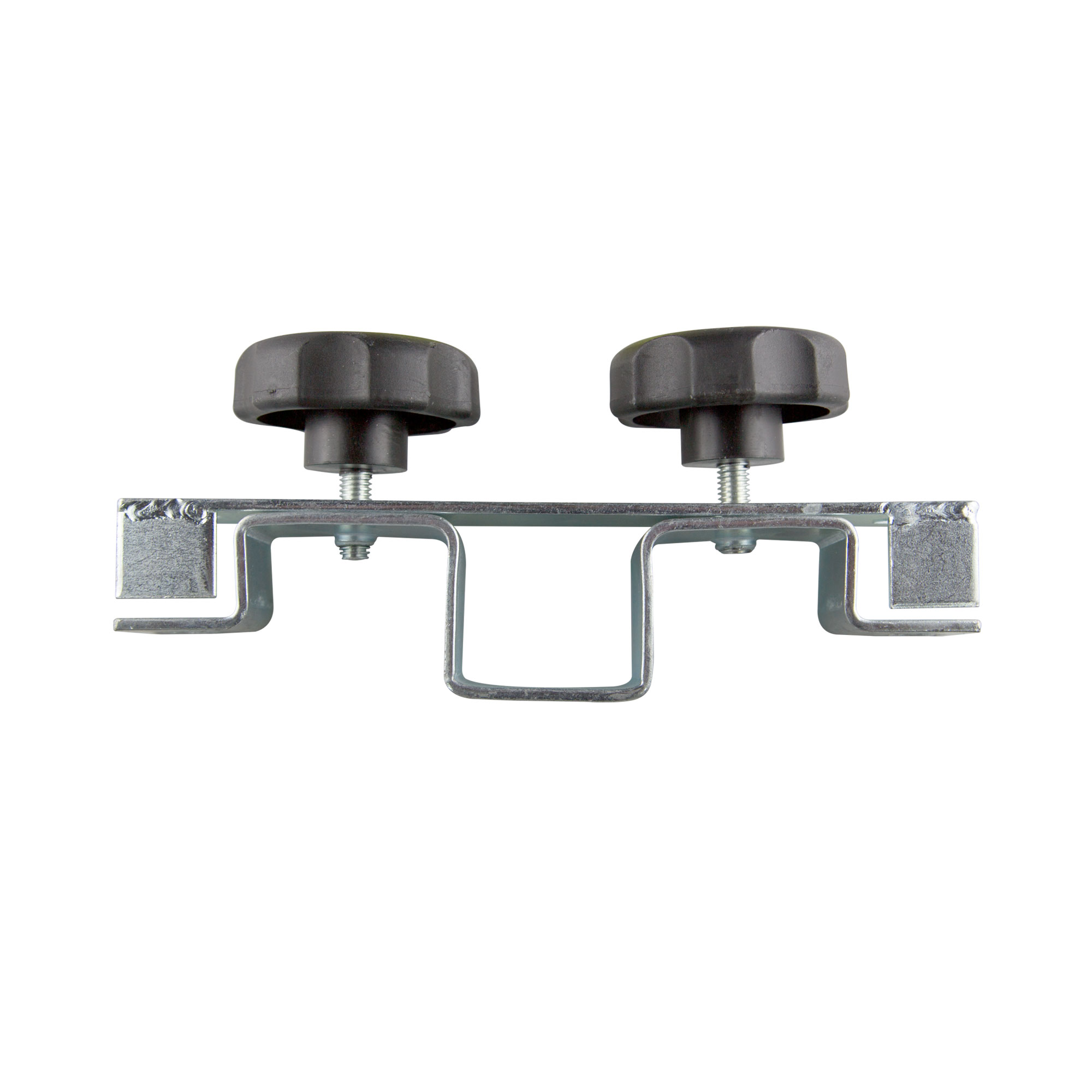 Verbindungselement für Faltpavillon mit zwei Drehknöpfen zur Befestigung