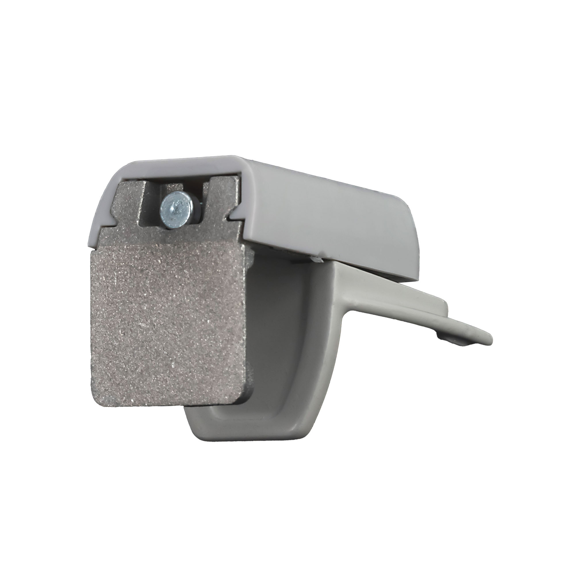 slider_image_019246e6dd3c72a3aa3fd1ff0c4e2f79 Klemmhalter mit Schraube für Spannschuh, rechteckige Form, funktional und robust