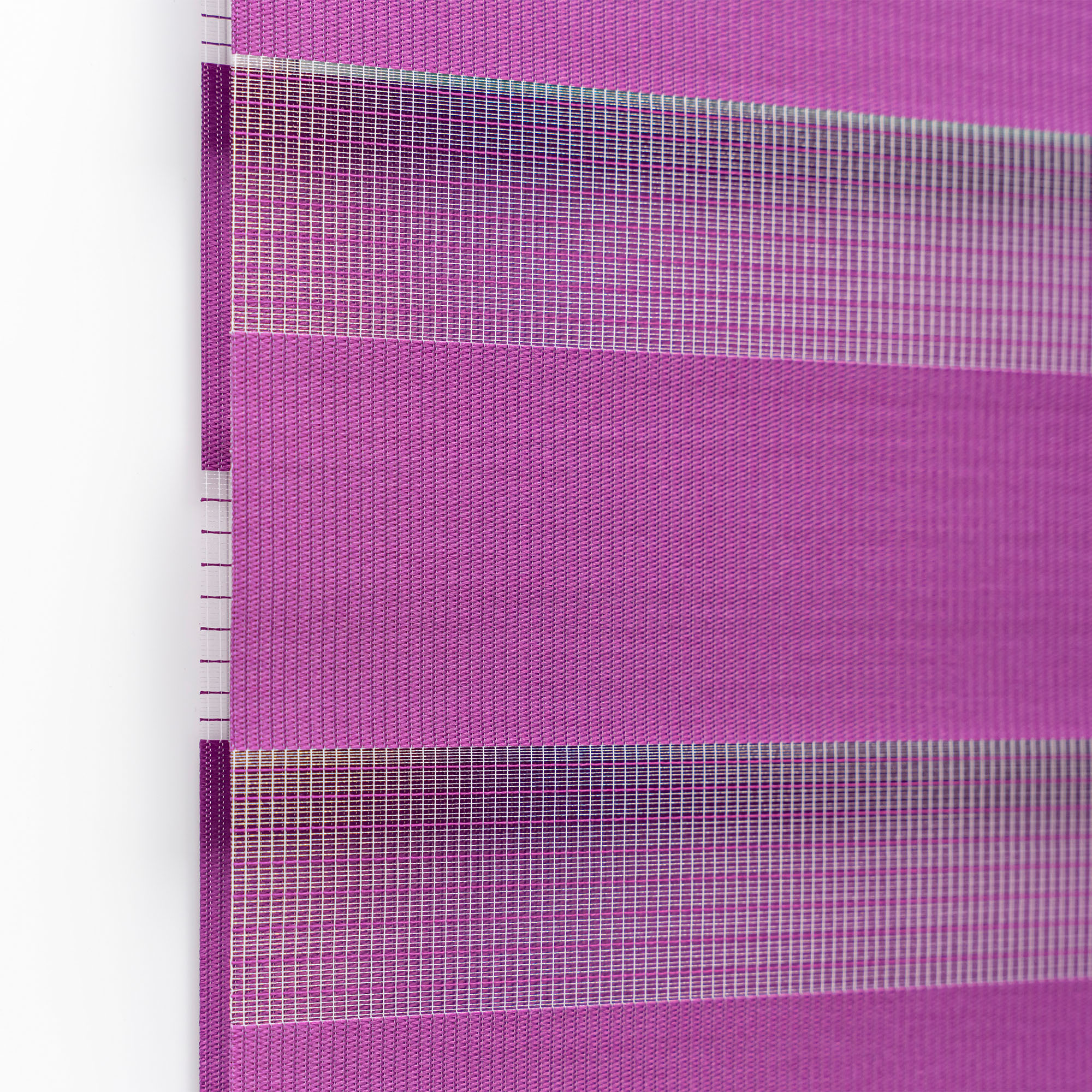 Klemmfix Doppelrollo mit abwechselnden transparenten und blickdichten Streifen