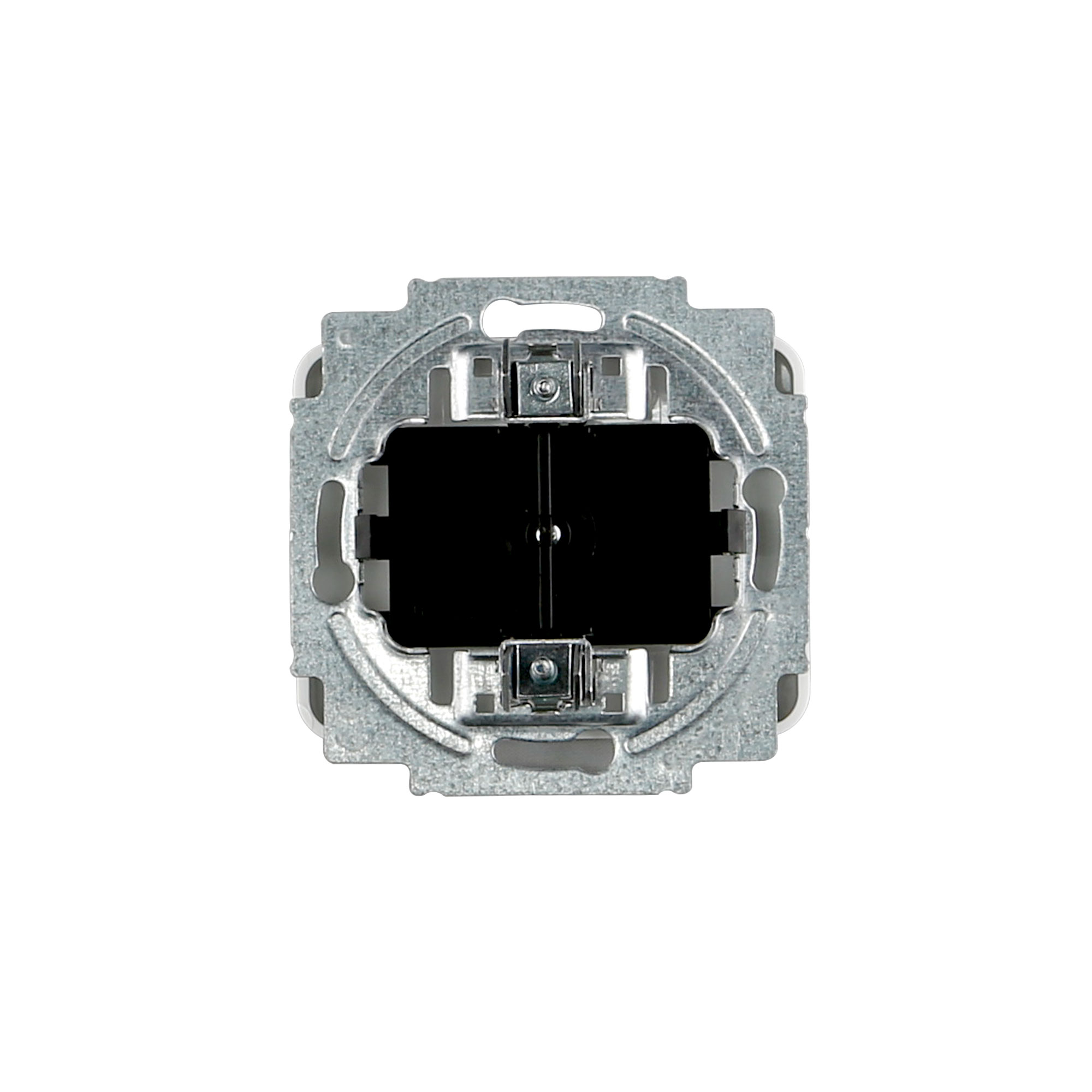 Blindabdeckung für Schalterinstallation, quadratische Form, zentrale Befestigungselemente