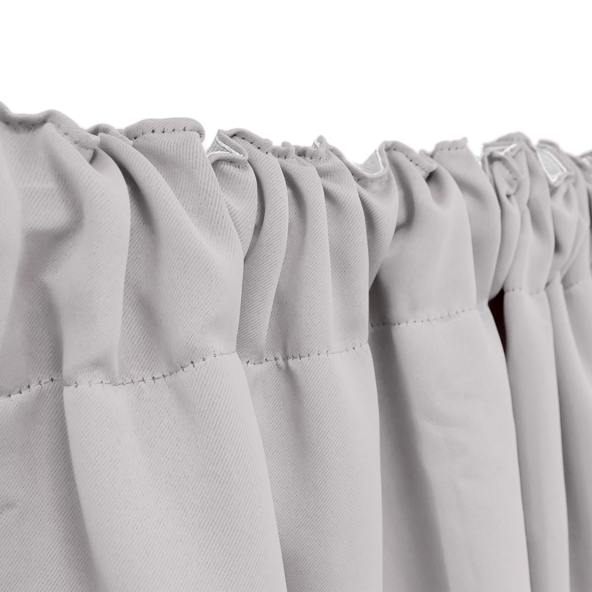 Vorhang mit Kräuselband für dekorative Fensterabdeckung