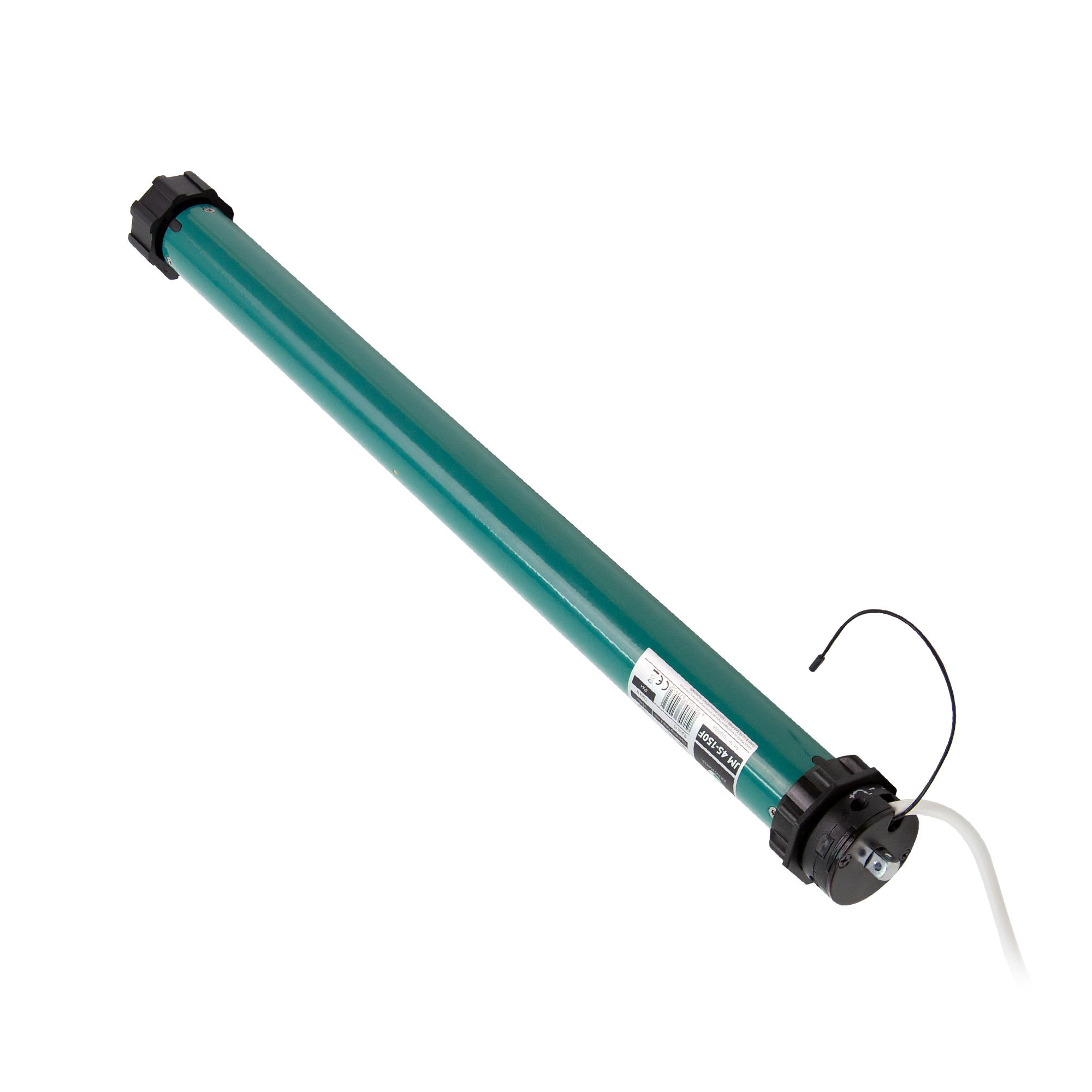 Funk-Rollladenmotor in zylindrischer Form mit Kabel und Anschluss für elektrische Steuerung