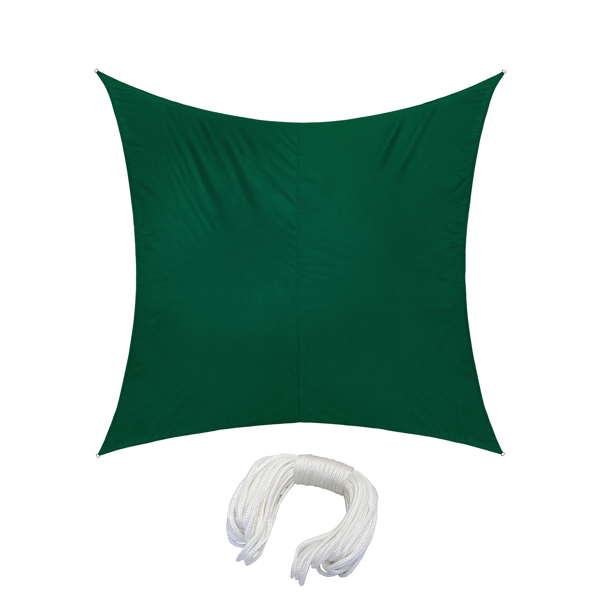 Dreieckiges Sonnensegel aus Polyester mit Seil, wasserabweisend