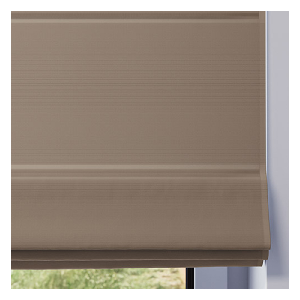 Stoffmuster für Raffrollo nach Maß | 508 beige / verdunkelnd / Roma