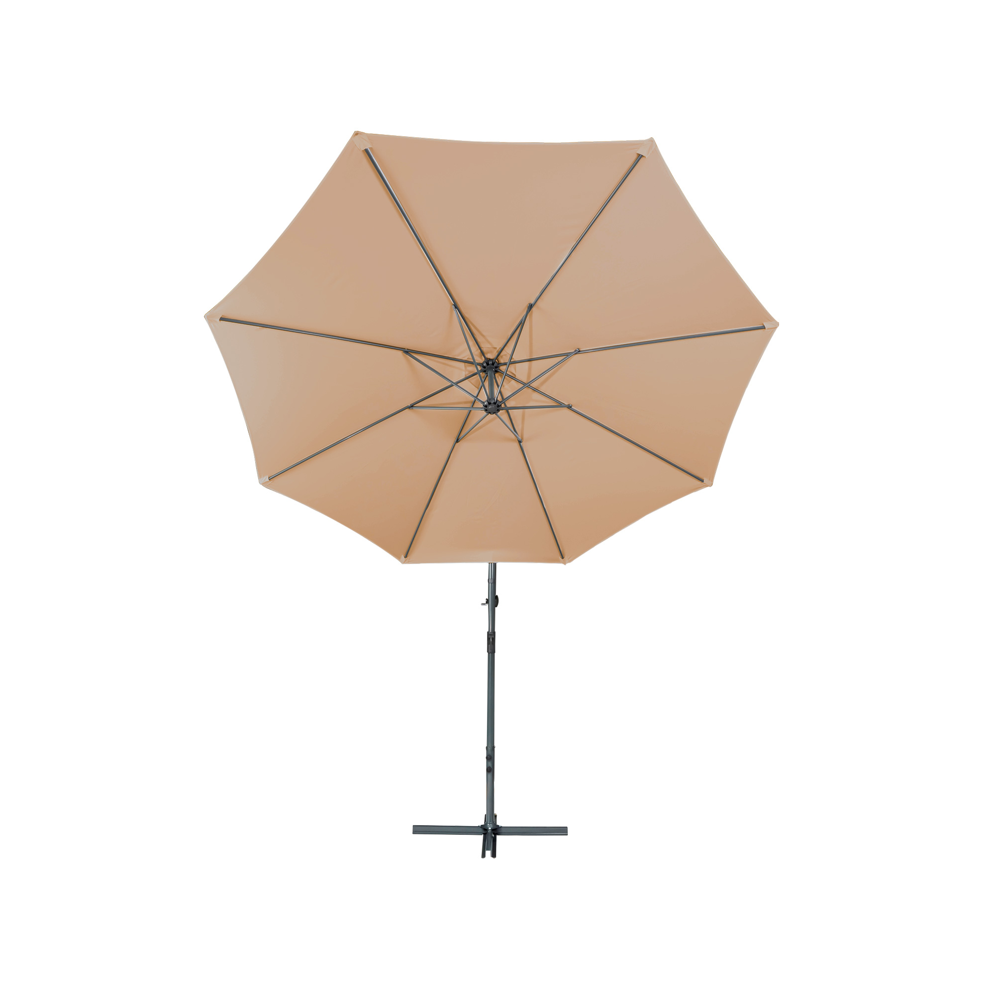 slider_image_01922e91115574a9b20b6208f7aef262 Freistehender Ampelschirm mit seitlichem Ständer und zentralem Mast