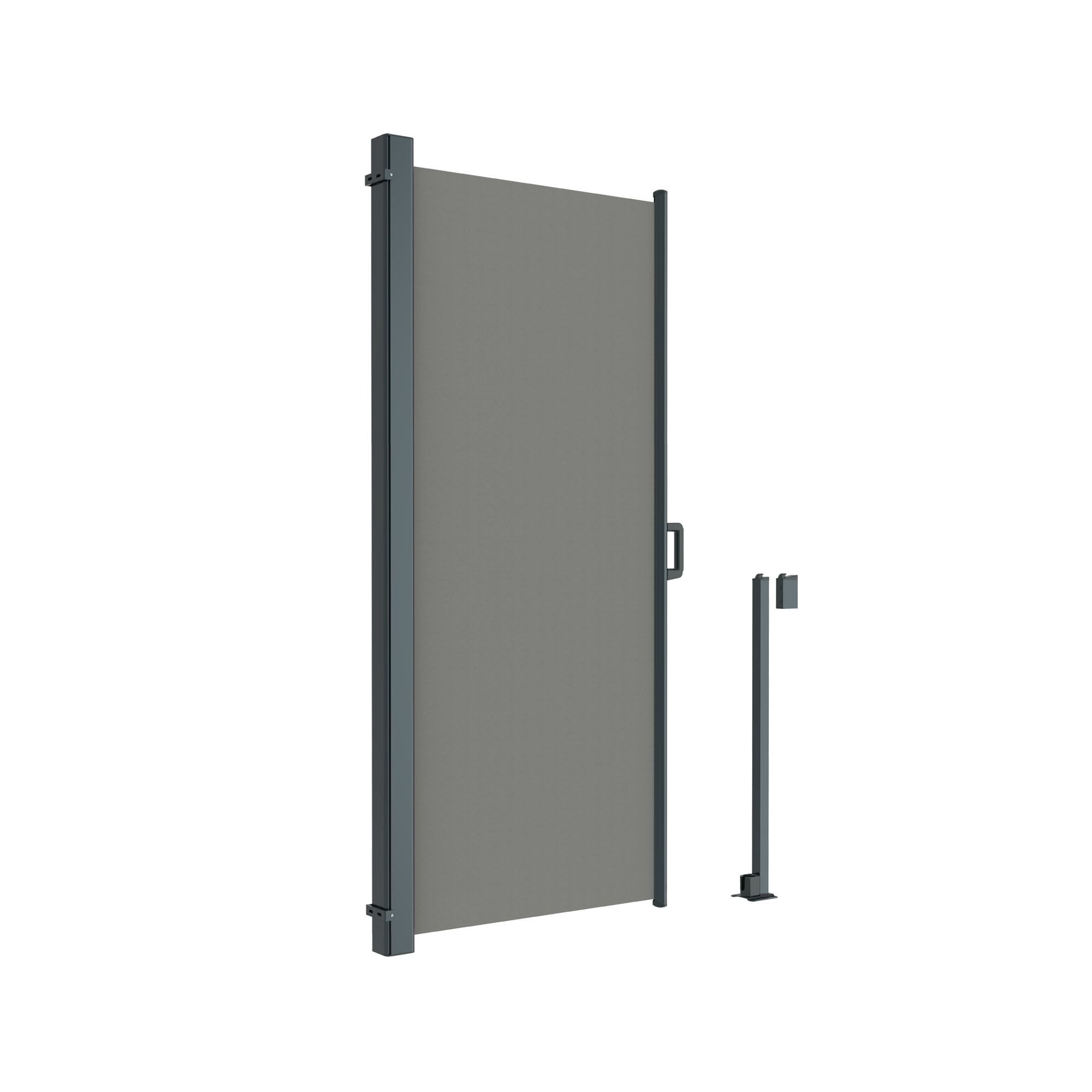 slider_image_cfd7f81f0a4e41d98c50d6f355c21df0 Seitenzugmarkise mit Halterung und Griff für Sonnenschutz und Sichtschutz