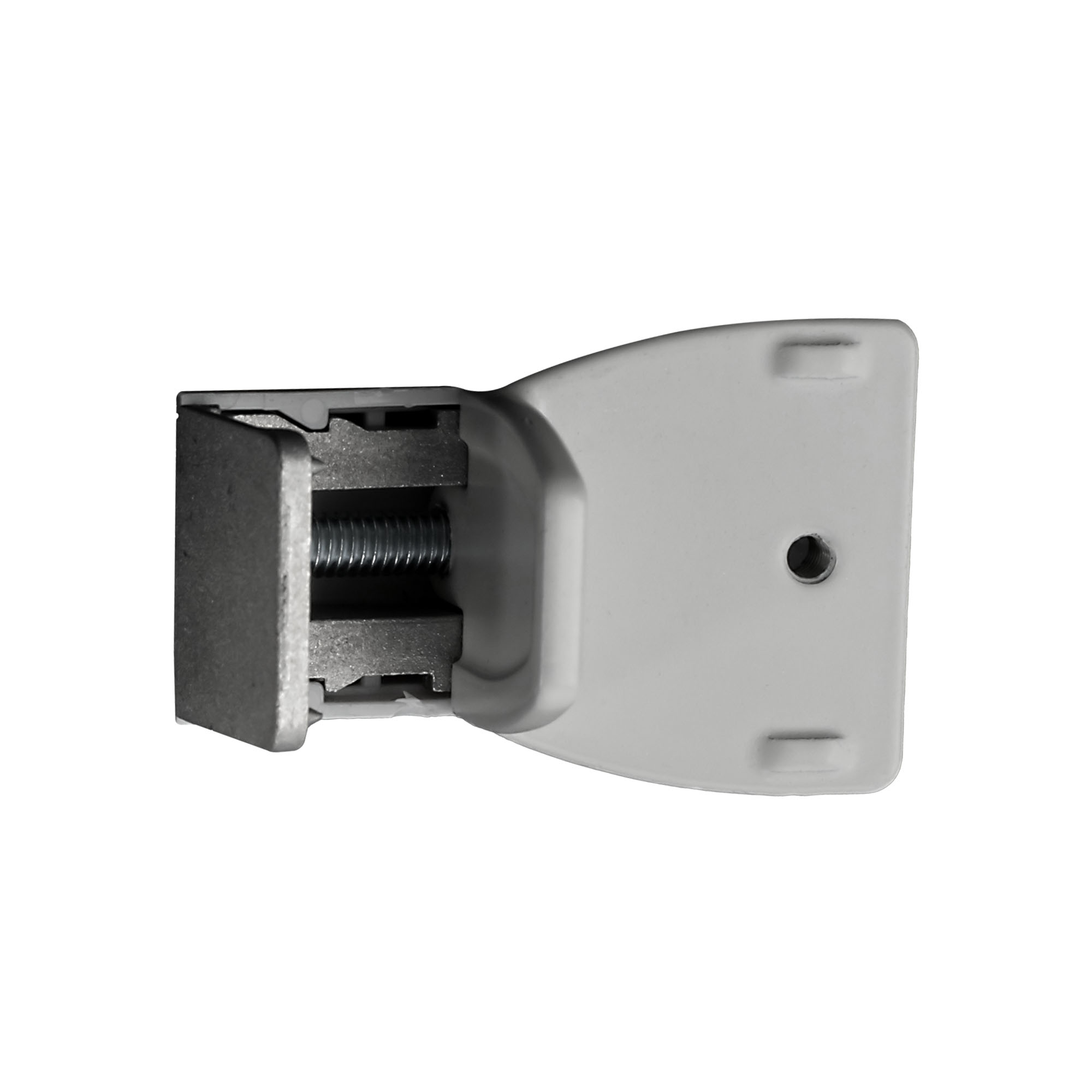 Klemmhalter mit Schraube für Spannschuh, rechteckige Form, funktional und robust
