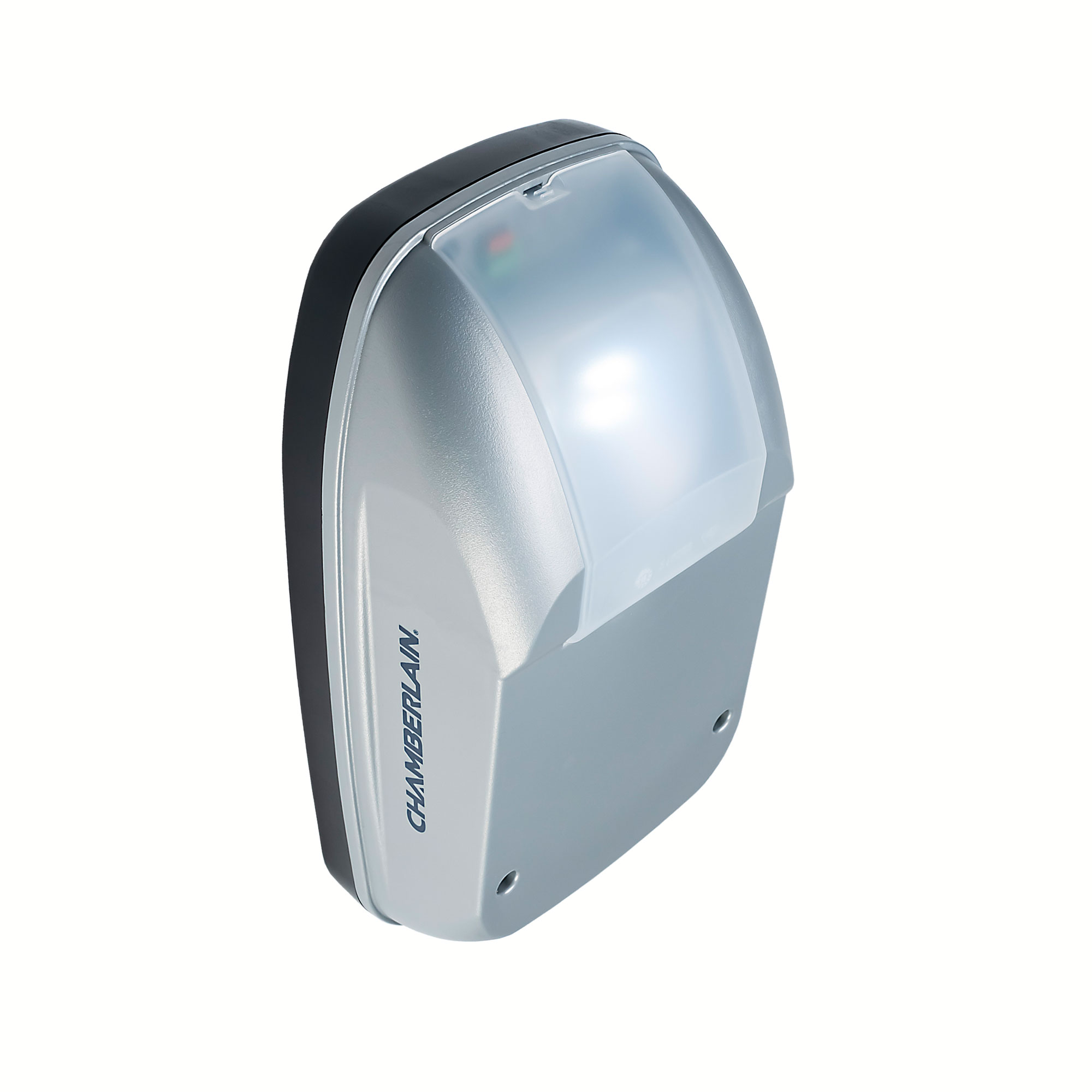 Garagentorantrieb mit Gehäuse und Markenlogo, geeignet für automatisierte Torsteuerung