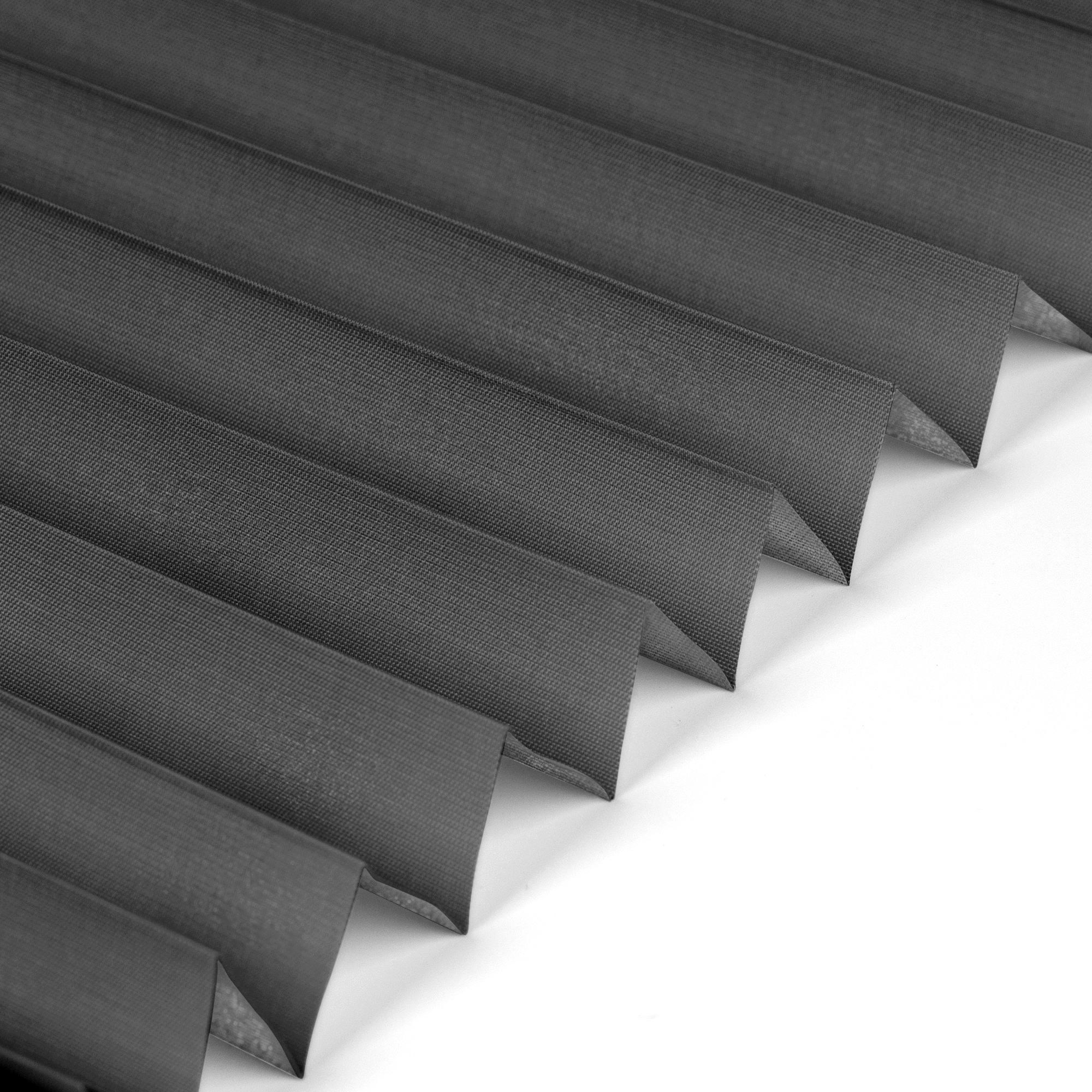Stoffmuster für Plissee nach Maß | R212T anthrazit, verdunkelnd, Thermo-ReTex