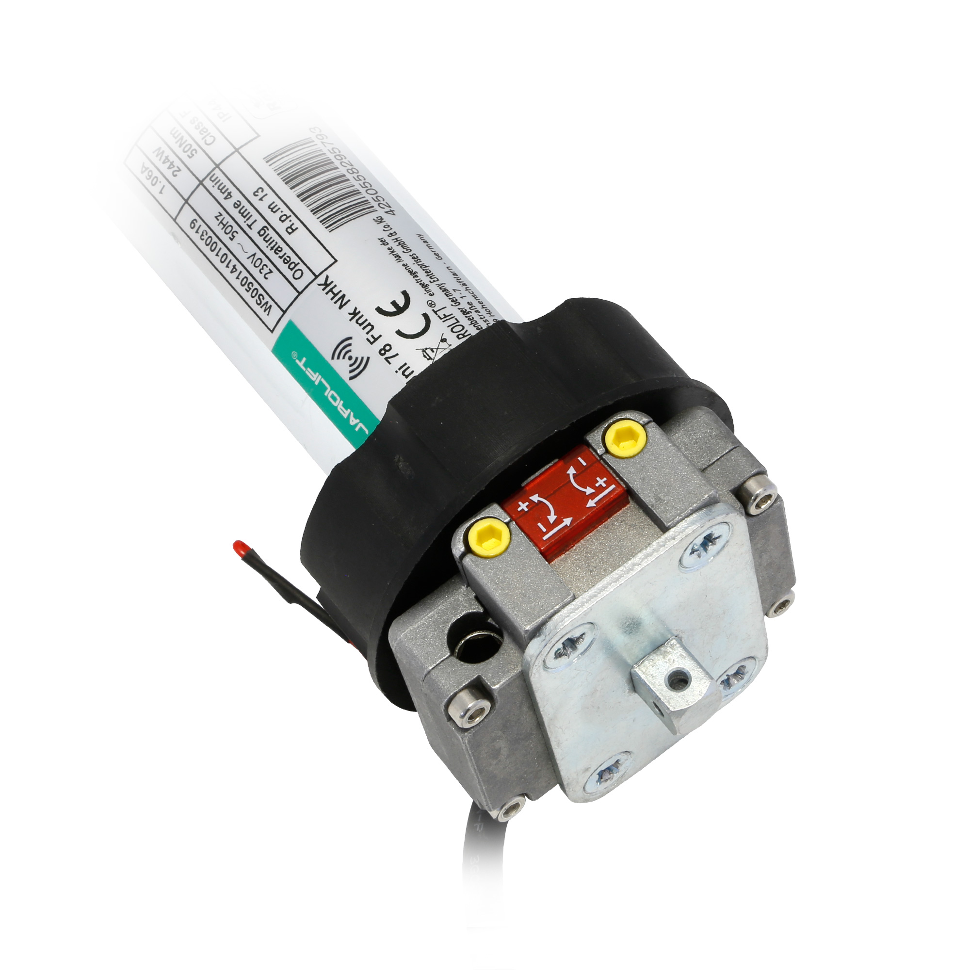 slider_image_01931a32eae47a169c022f5cad808316 Funk-Markisenmotor für paramondo Gelenkarmmarkisen mit Anschlusskabel und Befestigungselementen