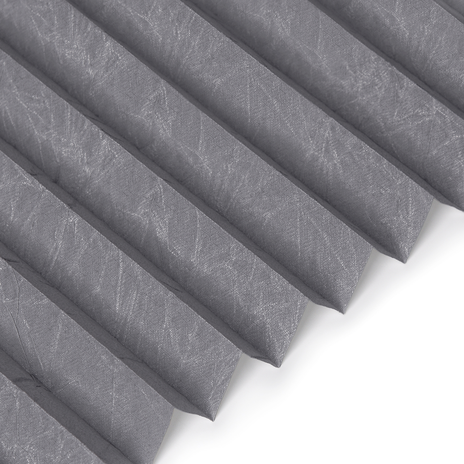 Stoffmuster für Plissee nach Maß | C216CH grau / lichtdurchlässig / CH Crush