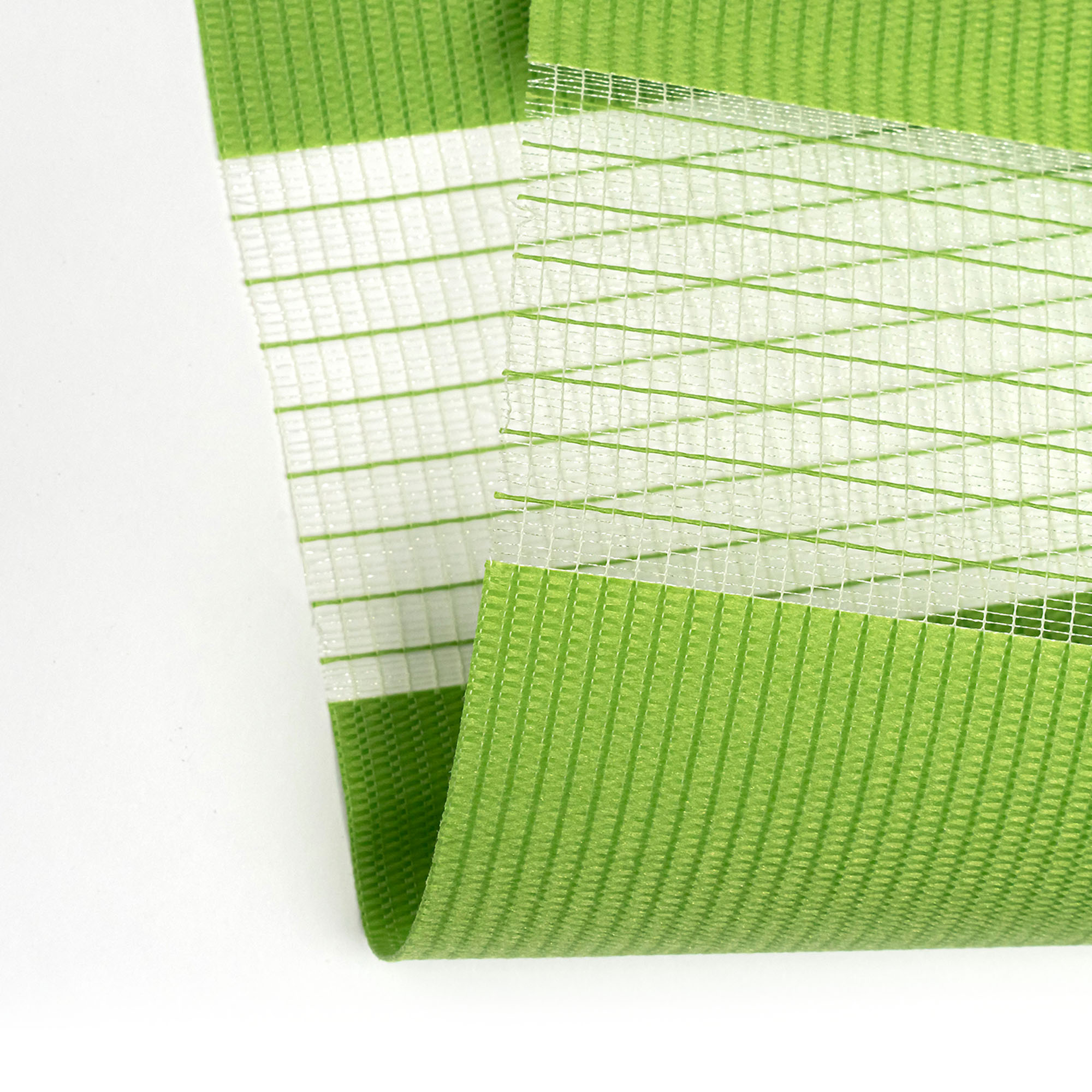 Klemmfix Doppelrollo mit abwechselnden transparenten und blickdichten Streifen