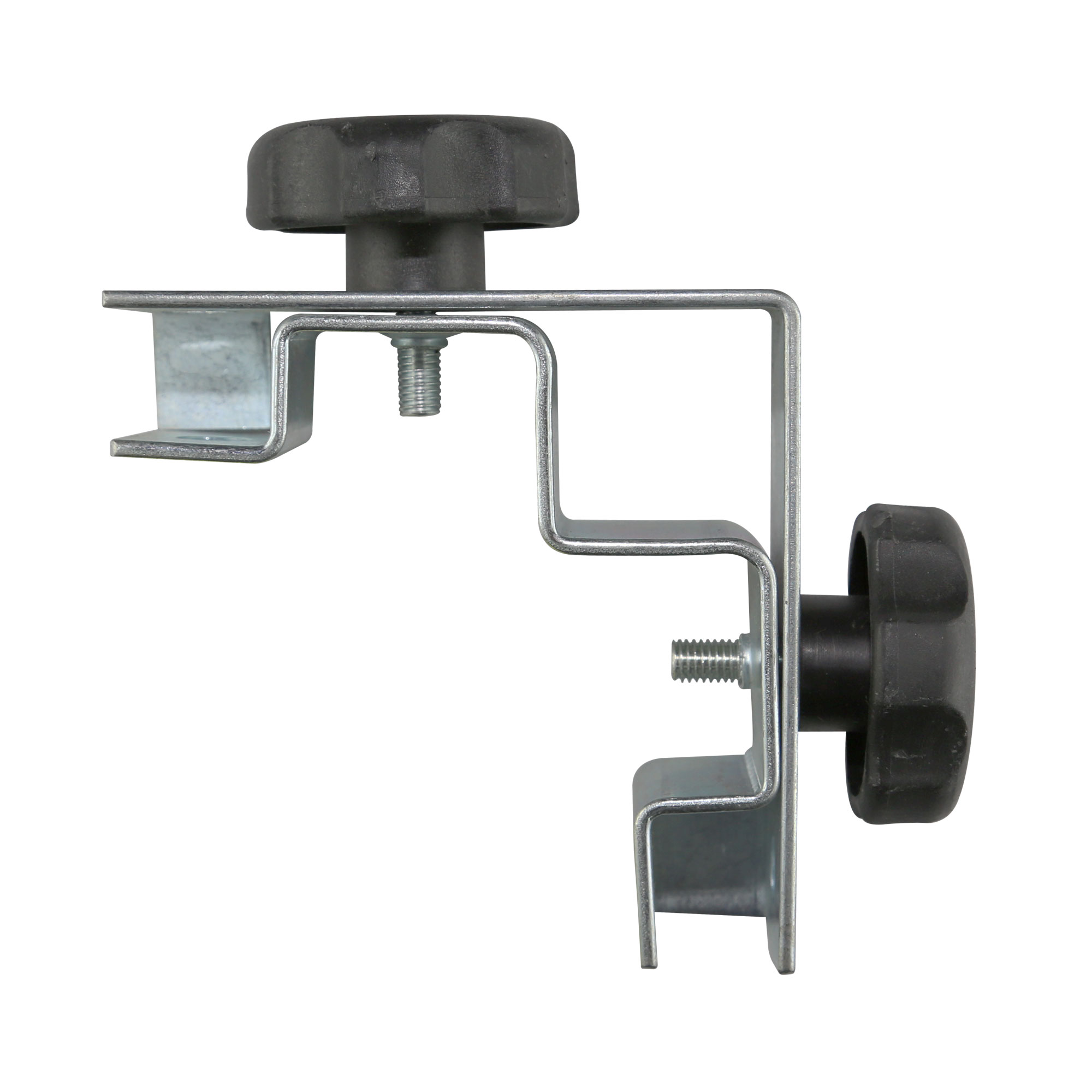 Verbindungselement für Faltpavillon mit zwei Drehknöpfen zur Befestigung